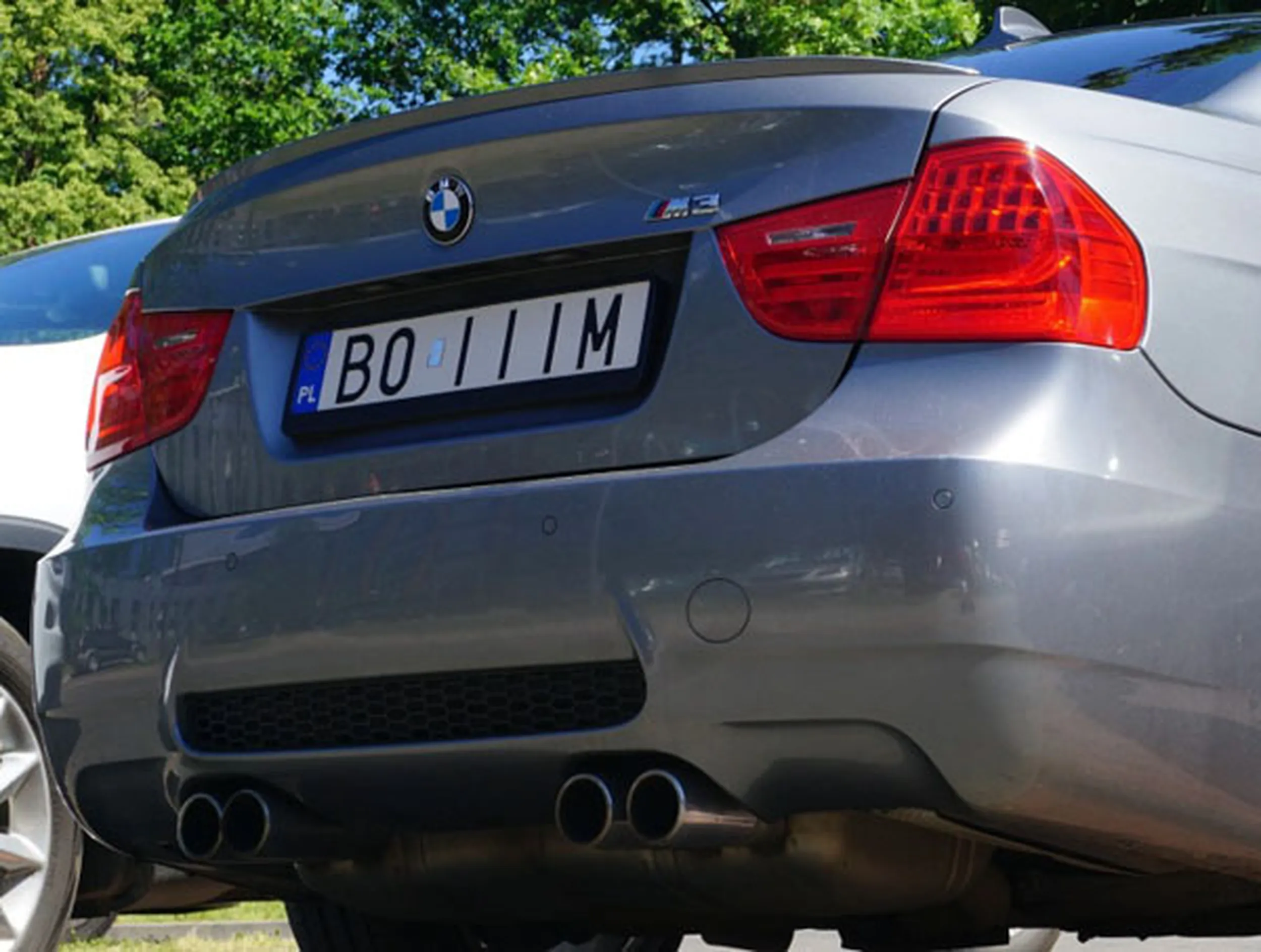 Fajny numer, blacha B0 IIIM