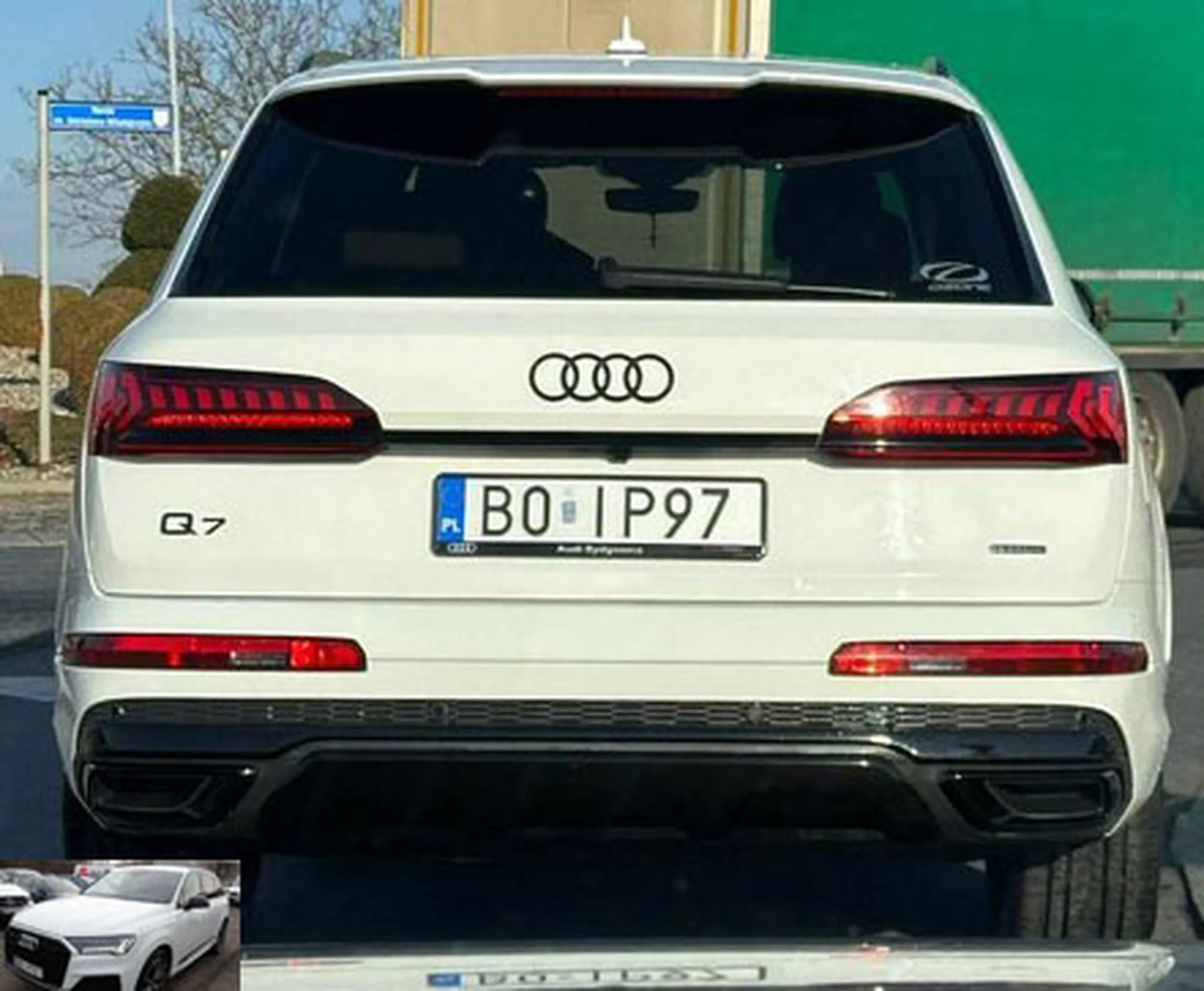 Fajny numer, blacha B0 IP97