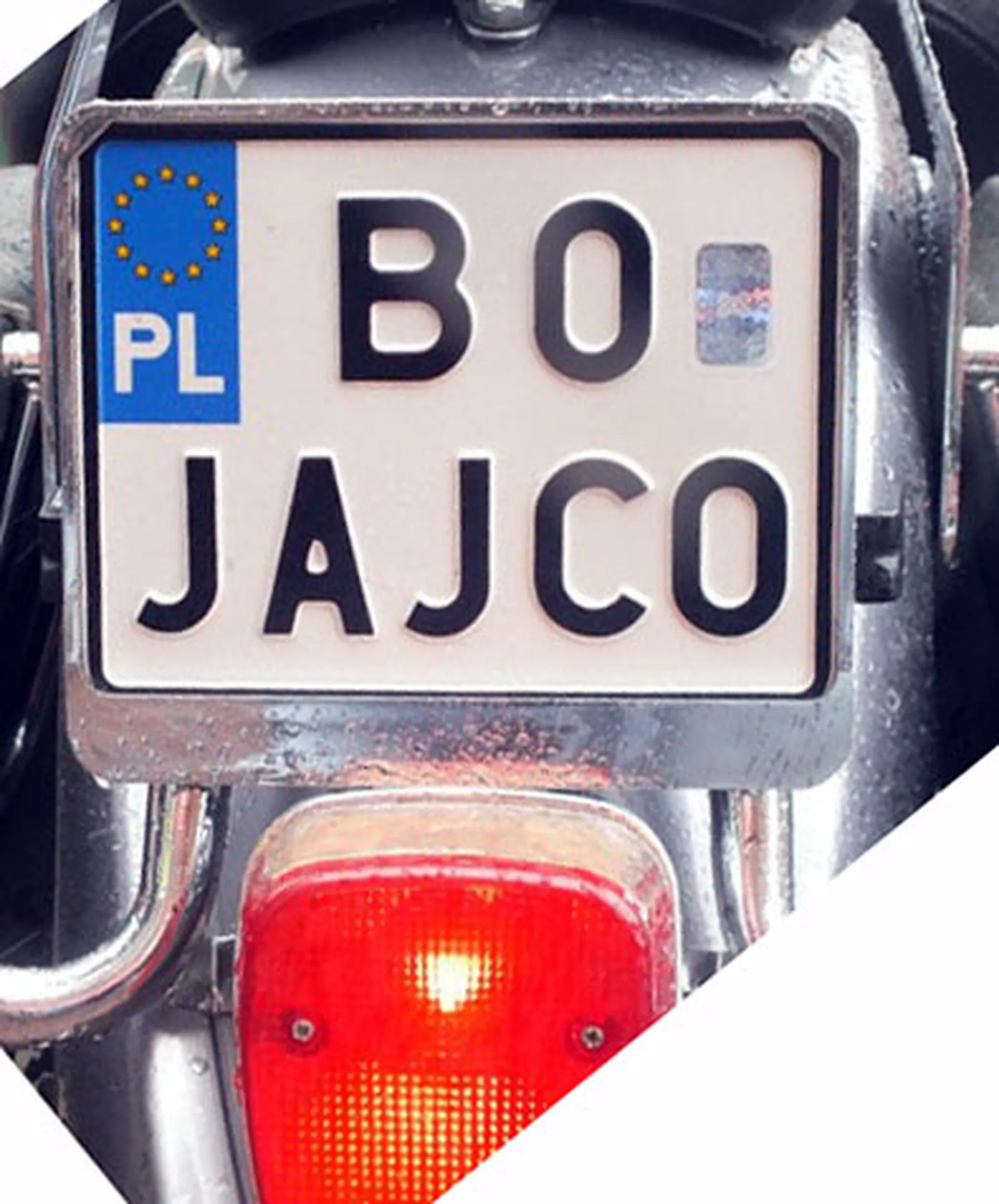 Fajny numer, blacha B0 JAJCO