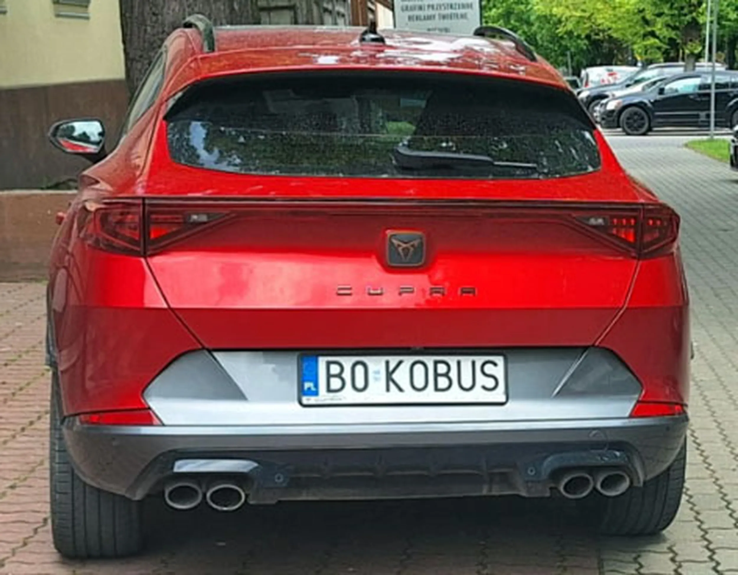 Fajny numer, blacha B0 KOBUS