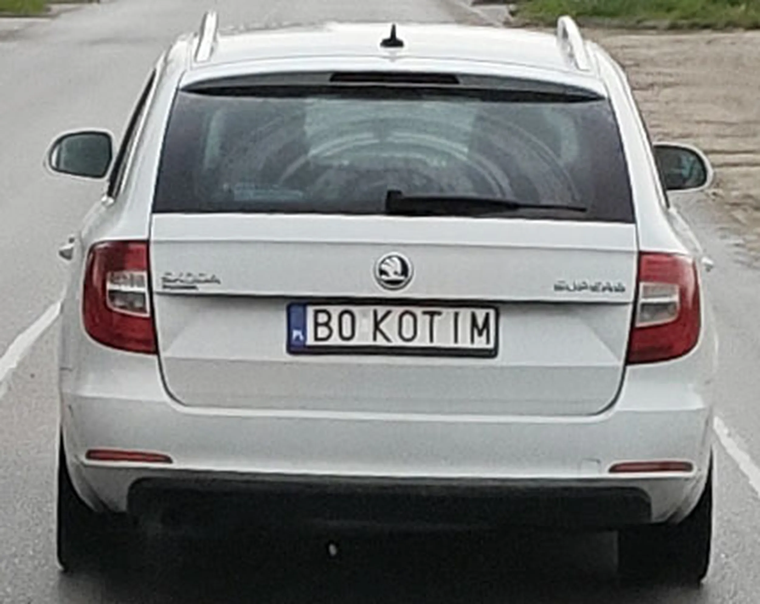 Fajny numer, blacha B0 KOTIM