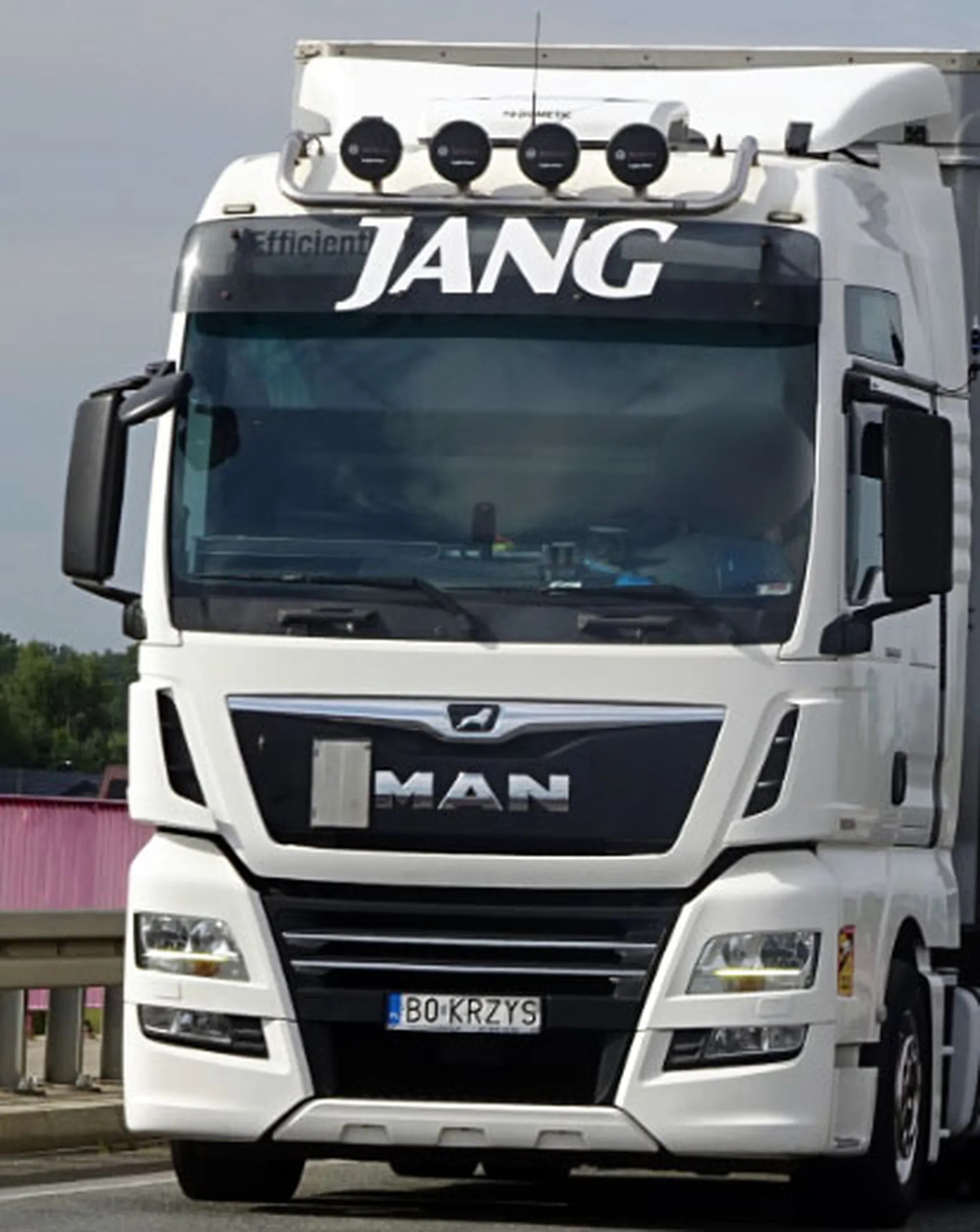 Fajny numer, blacha B0 KRZYS