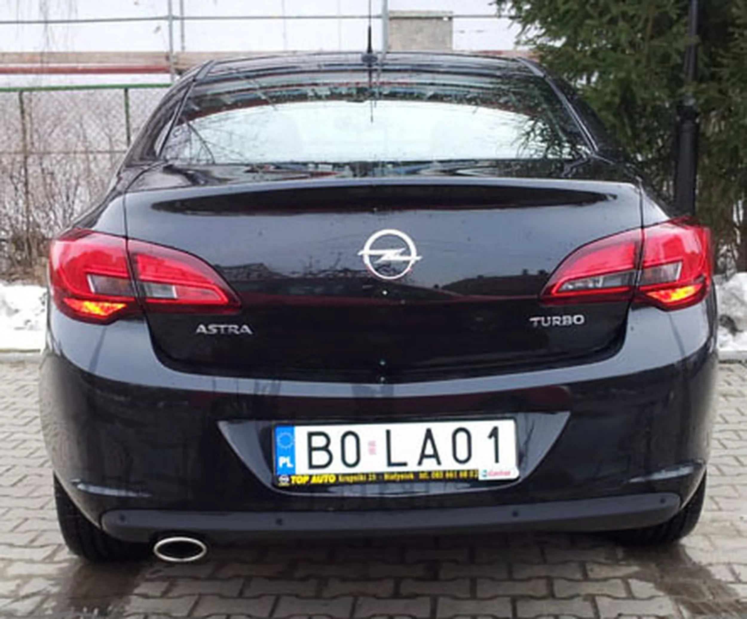 Fajny numer, blacha B0 LA01