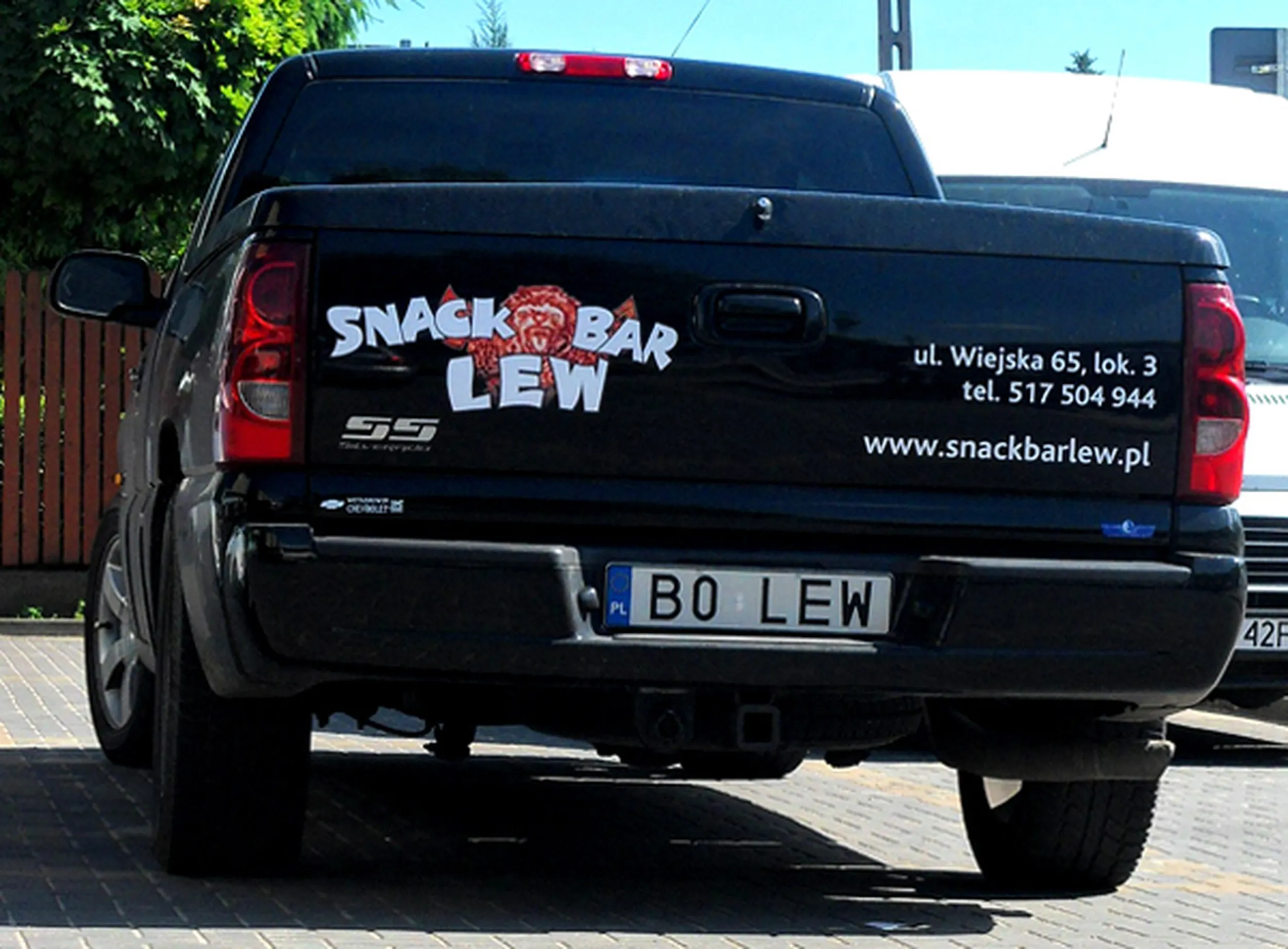 Fajny numer, blacha B0 LEW