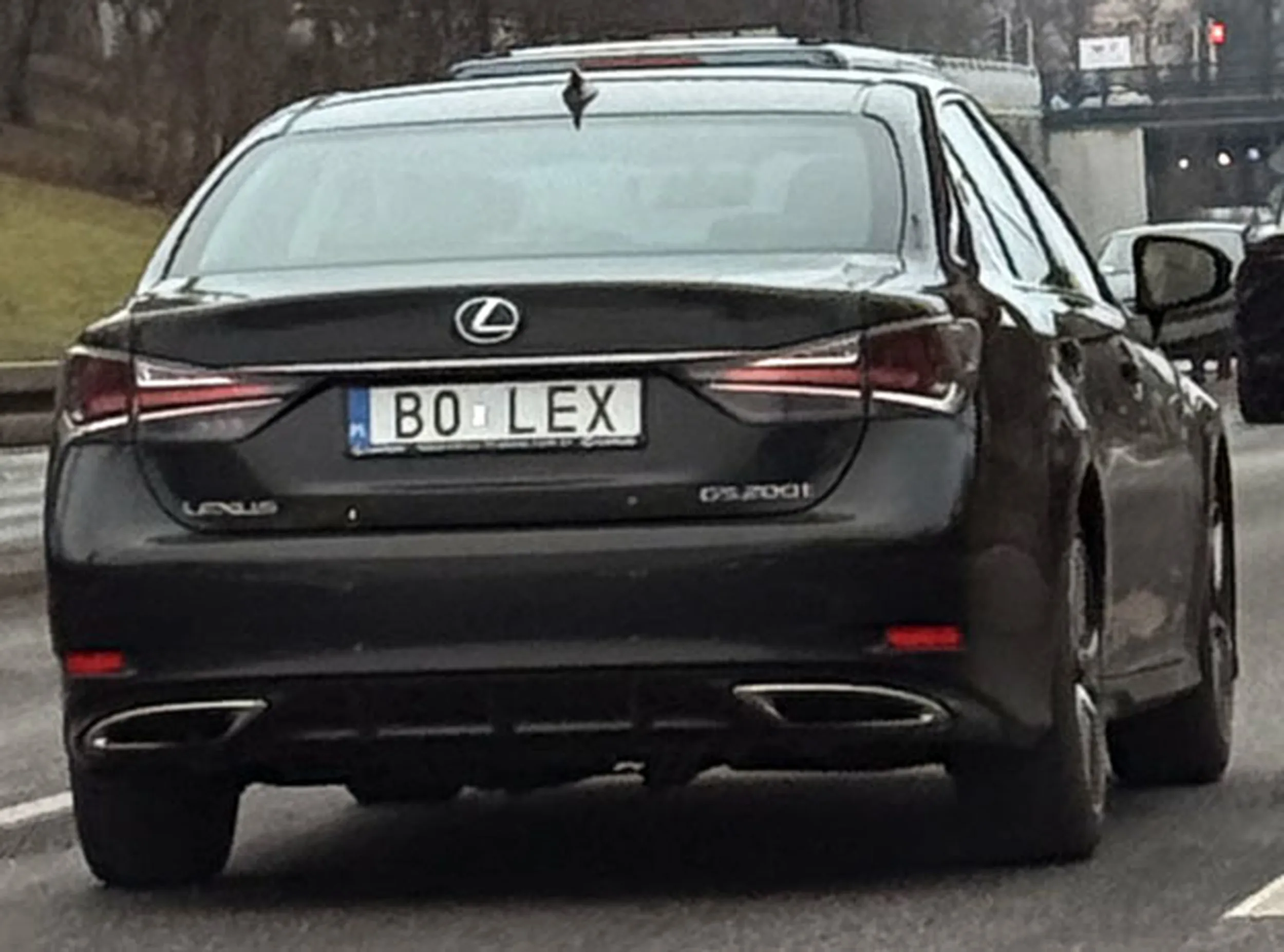 Fajny numer, blacha B0 LEX