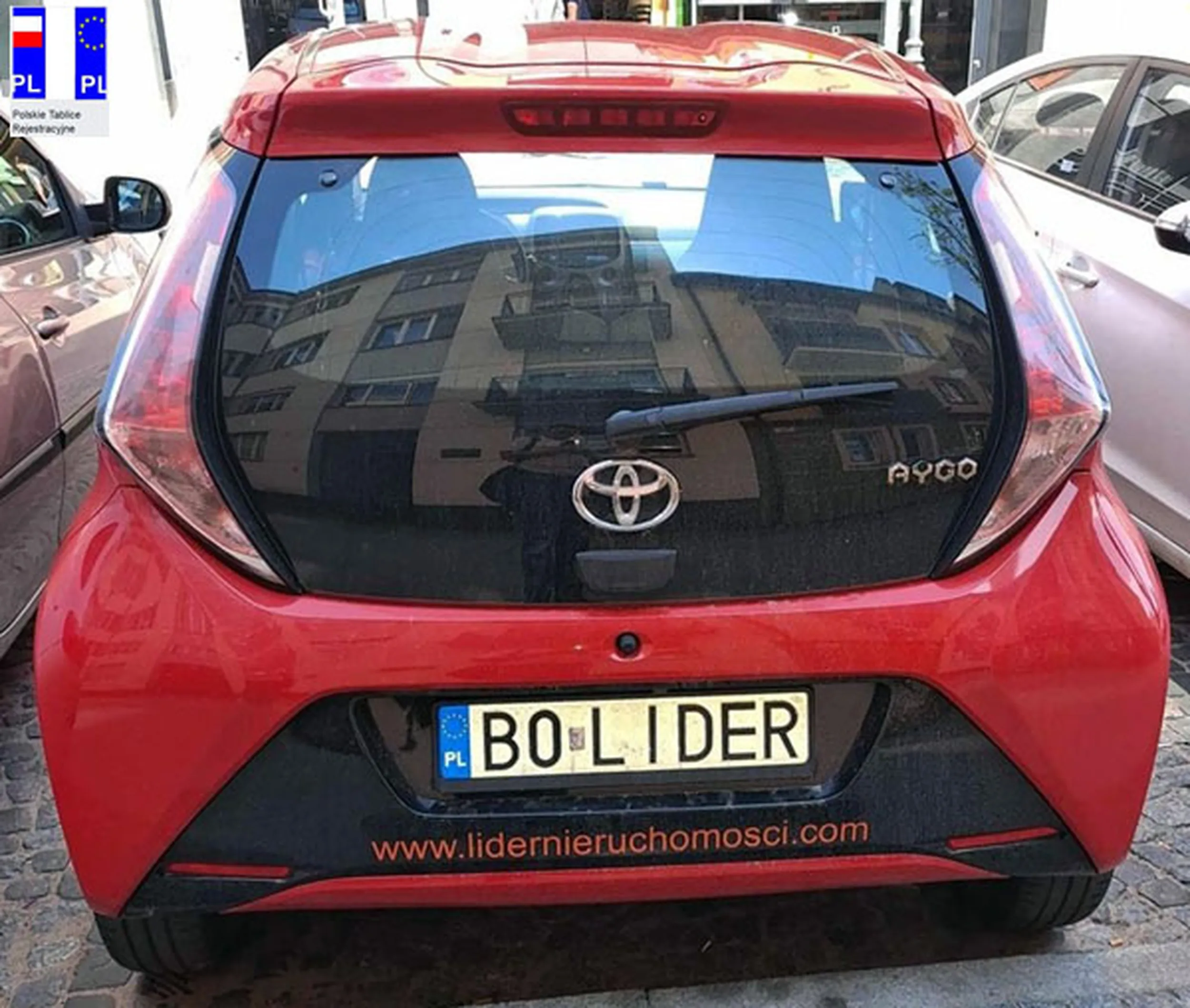 Fajny numer, blacha B0 LIDER