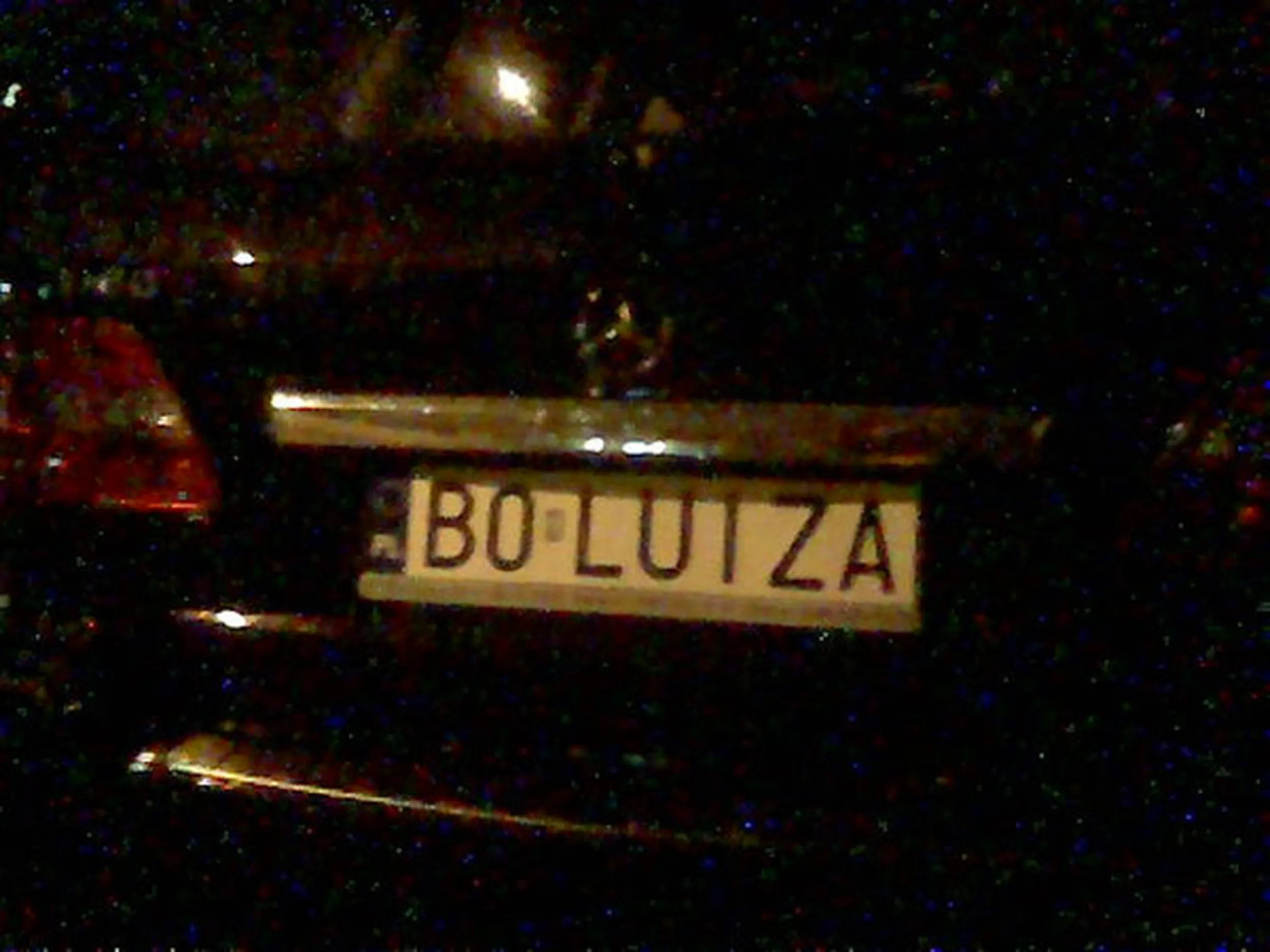 Fajny numer, blacha B0 LUIZA