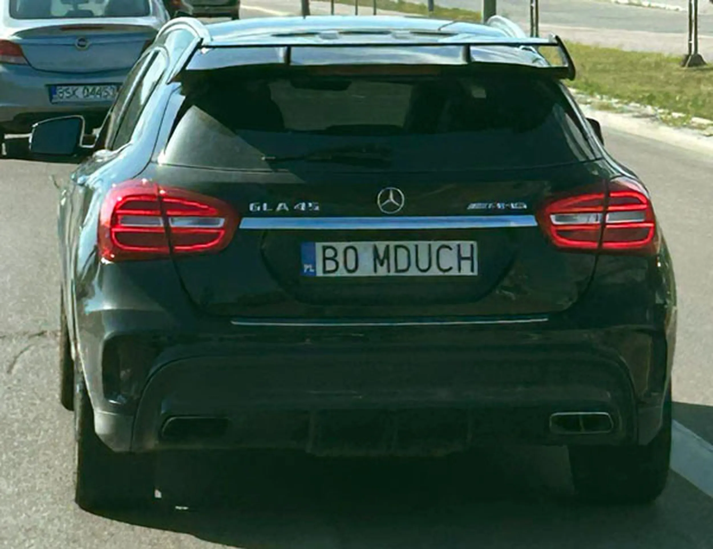 Fajny numer, blacha B0 MDUCH