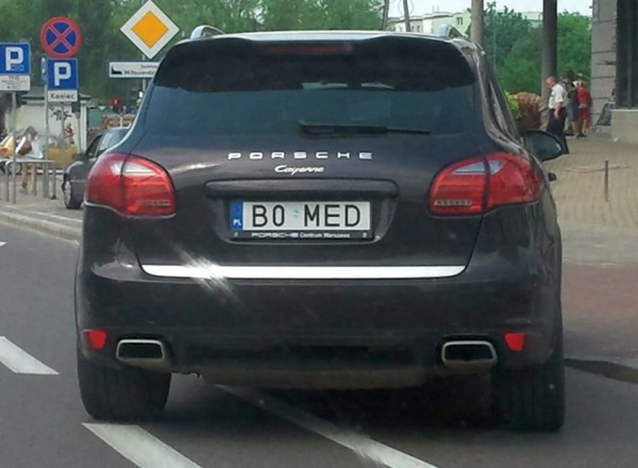 Fajny numer, blacha B0 MED