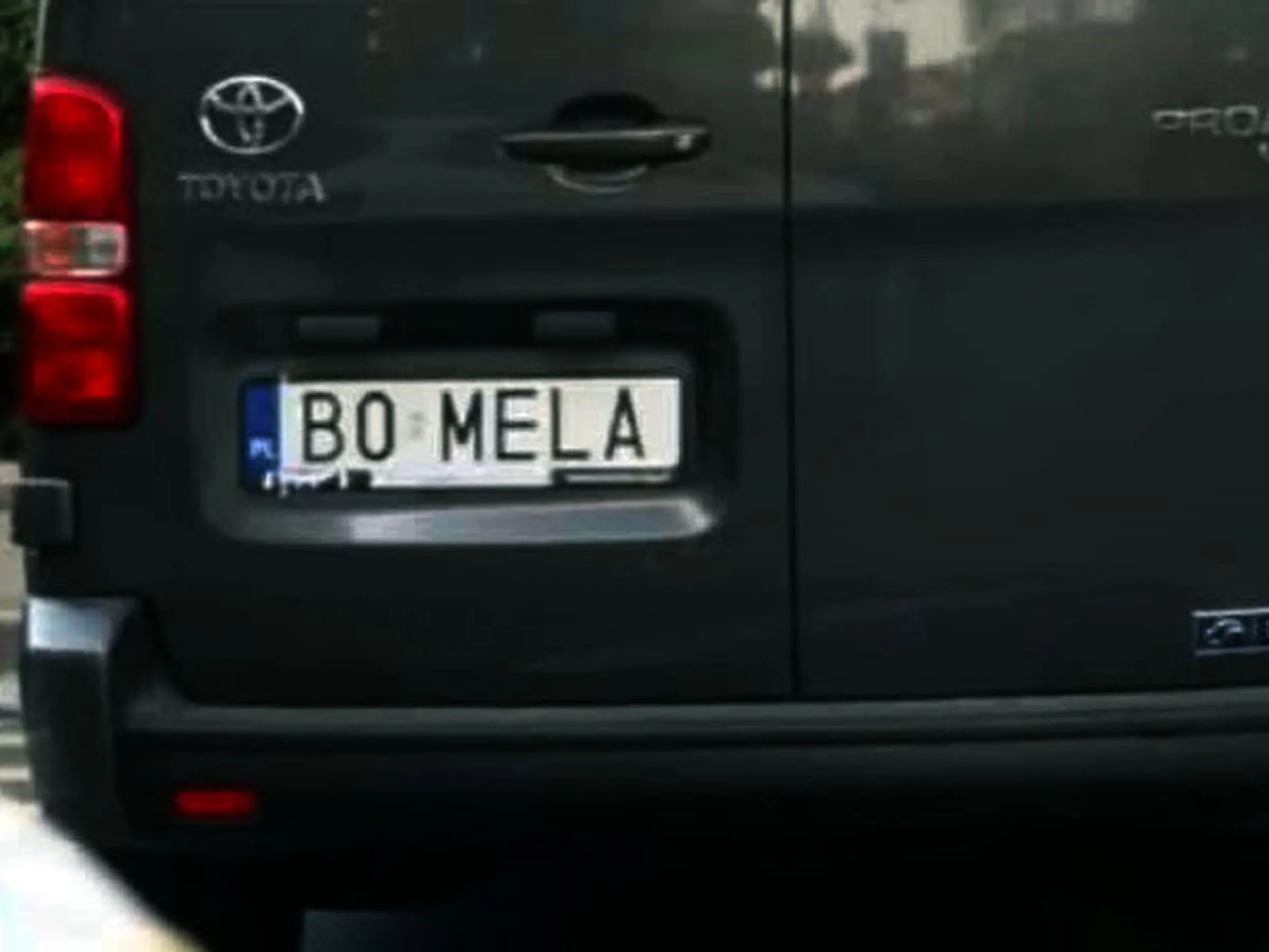 Fajny numer, blacha B0 MELA