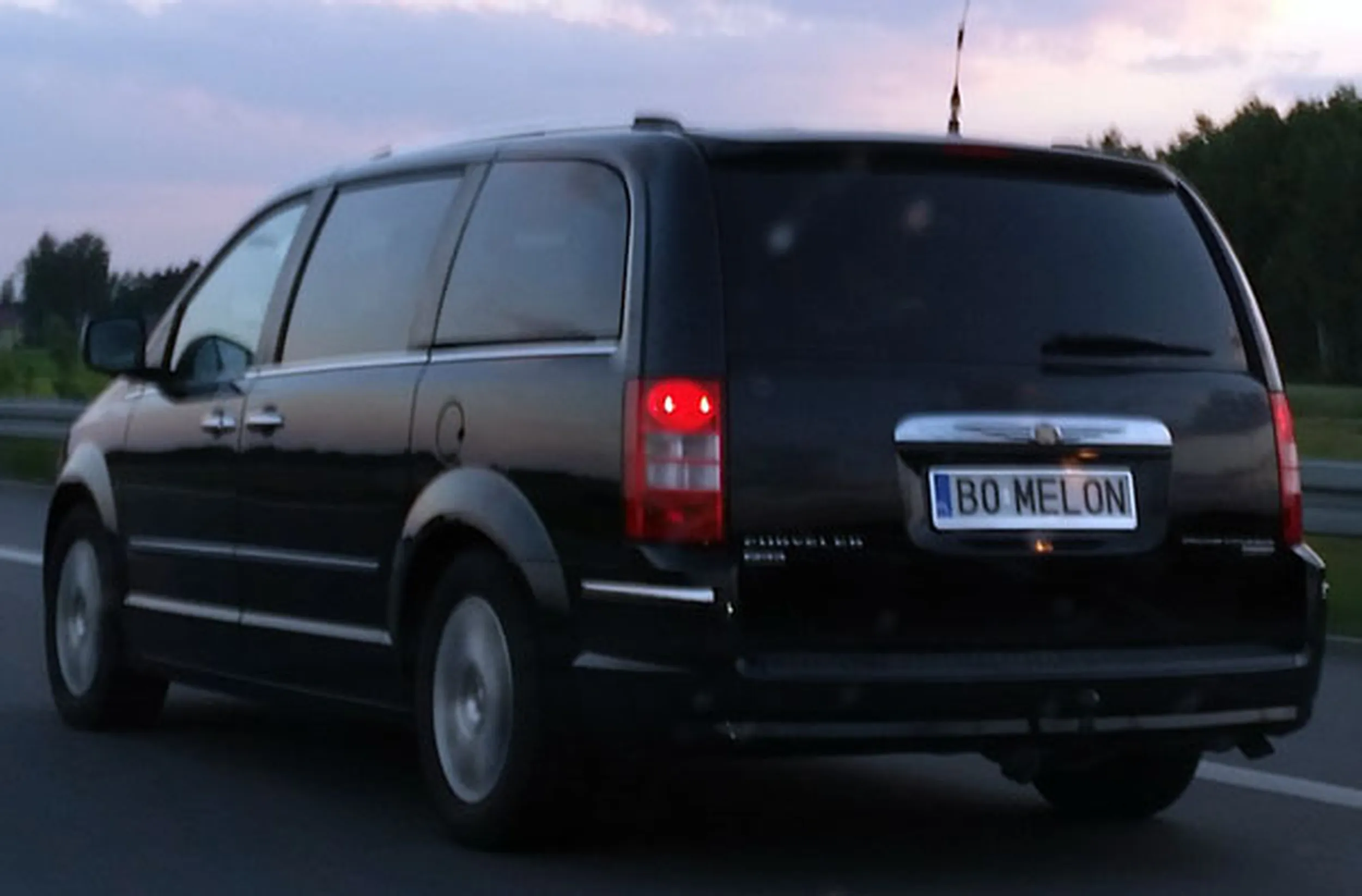 Fajny numer, blacha B0 MELON