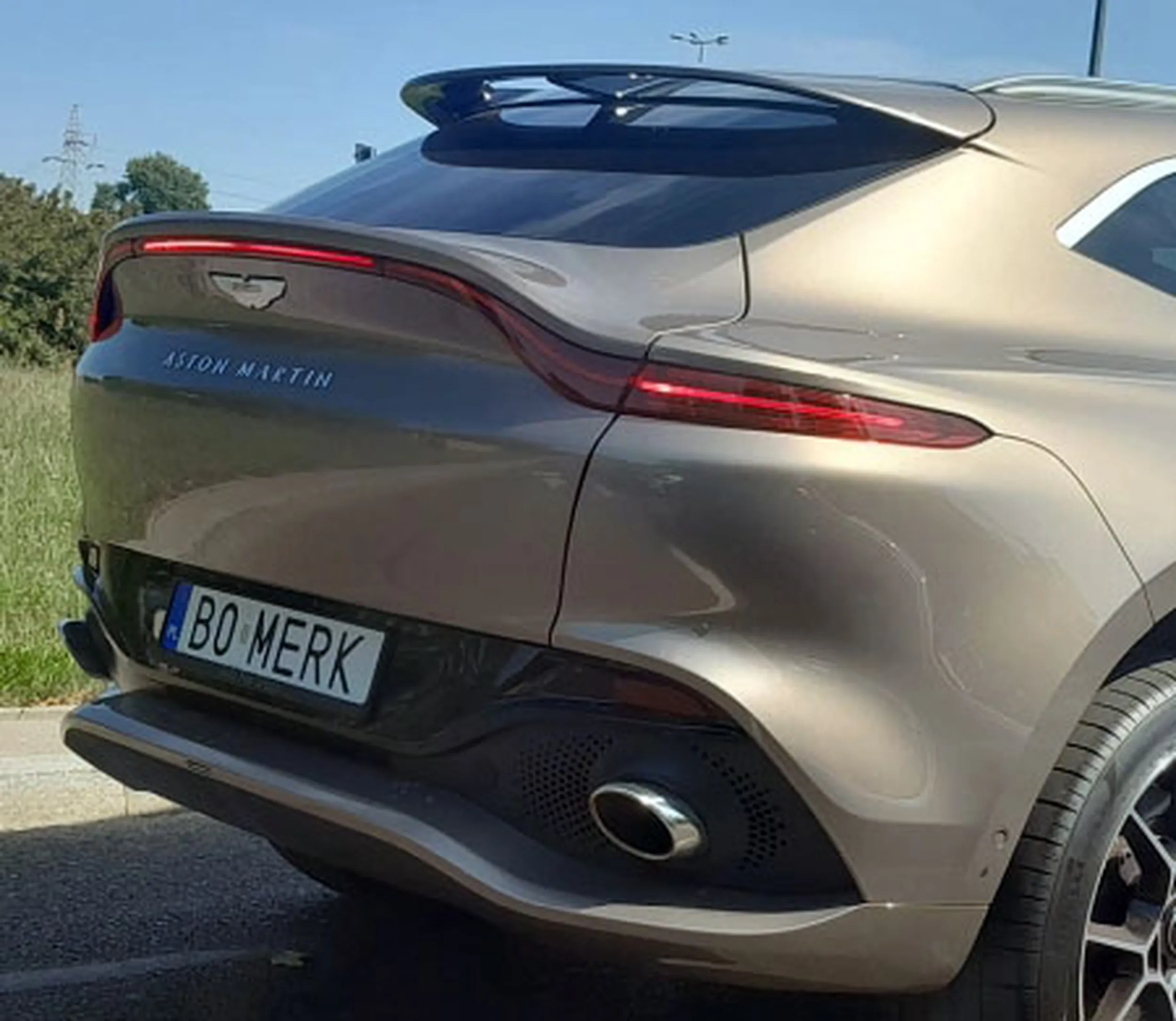 Fajny numer, blacha B0 MERK