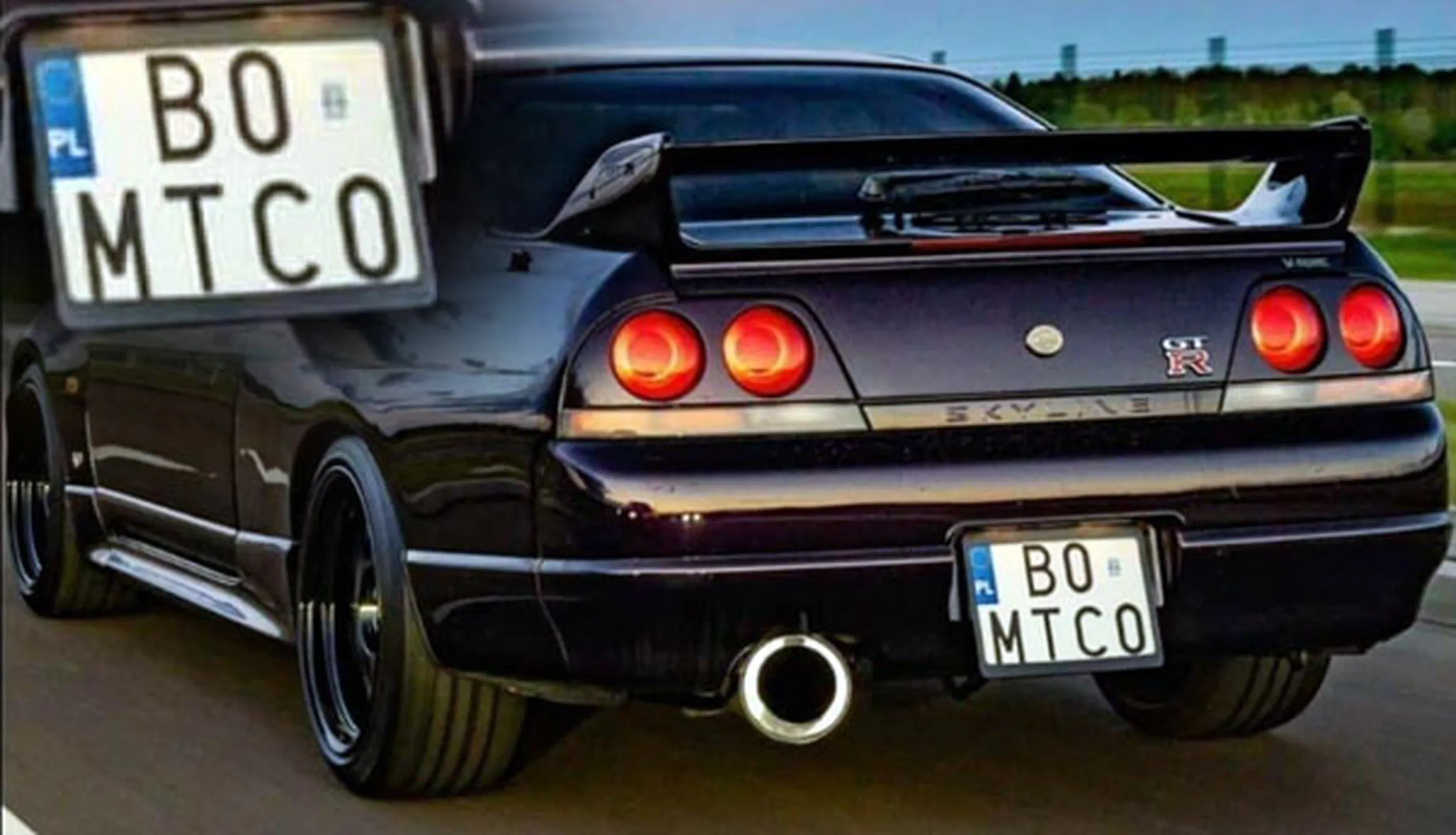 Fajny numer, blacha B0 MTC0