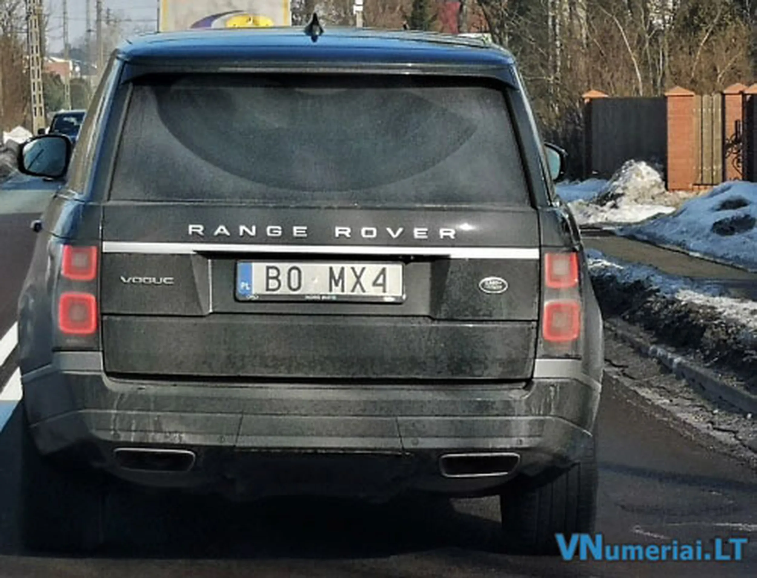 Fajny numer, blacha B0 MX4