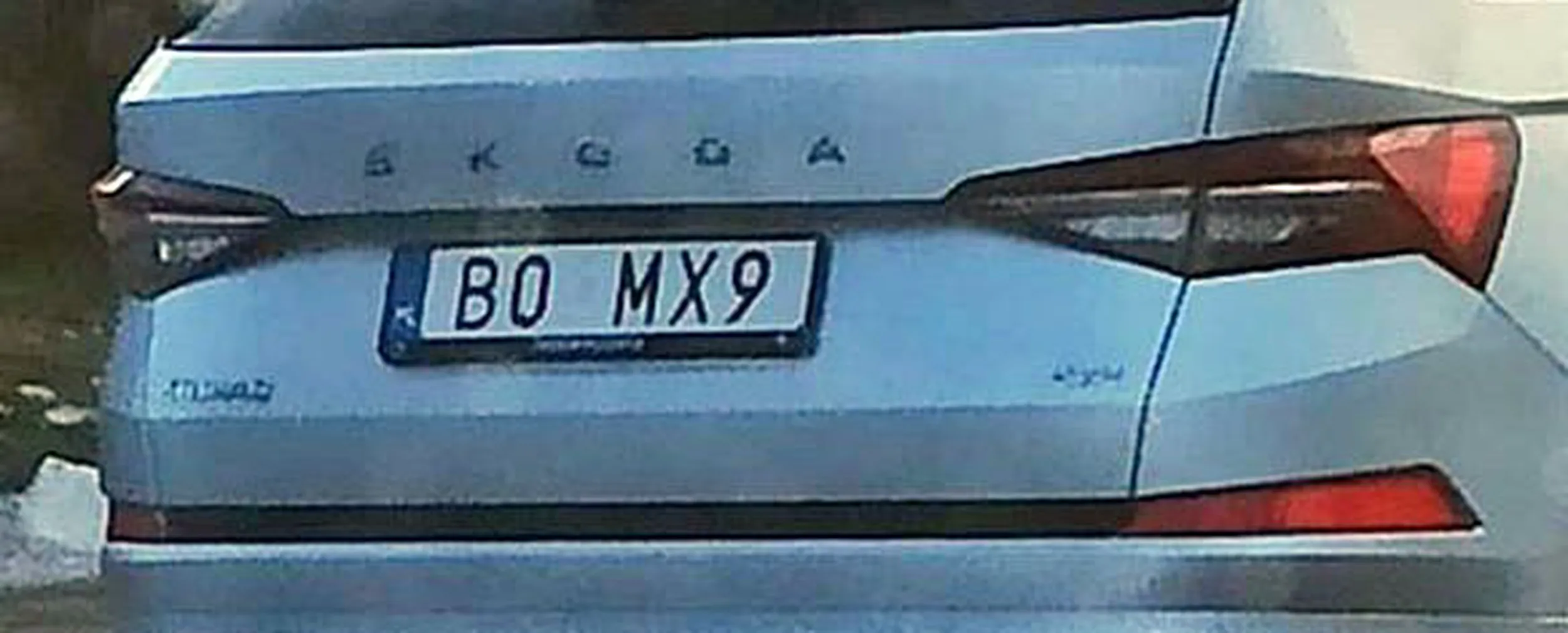 Fajny numer, blacha B0 MX9