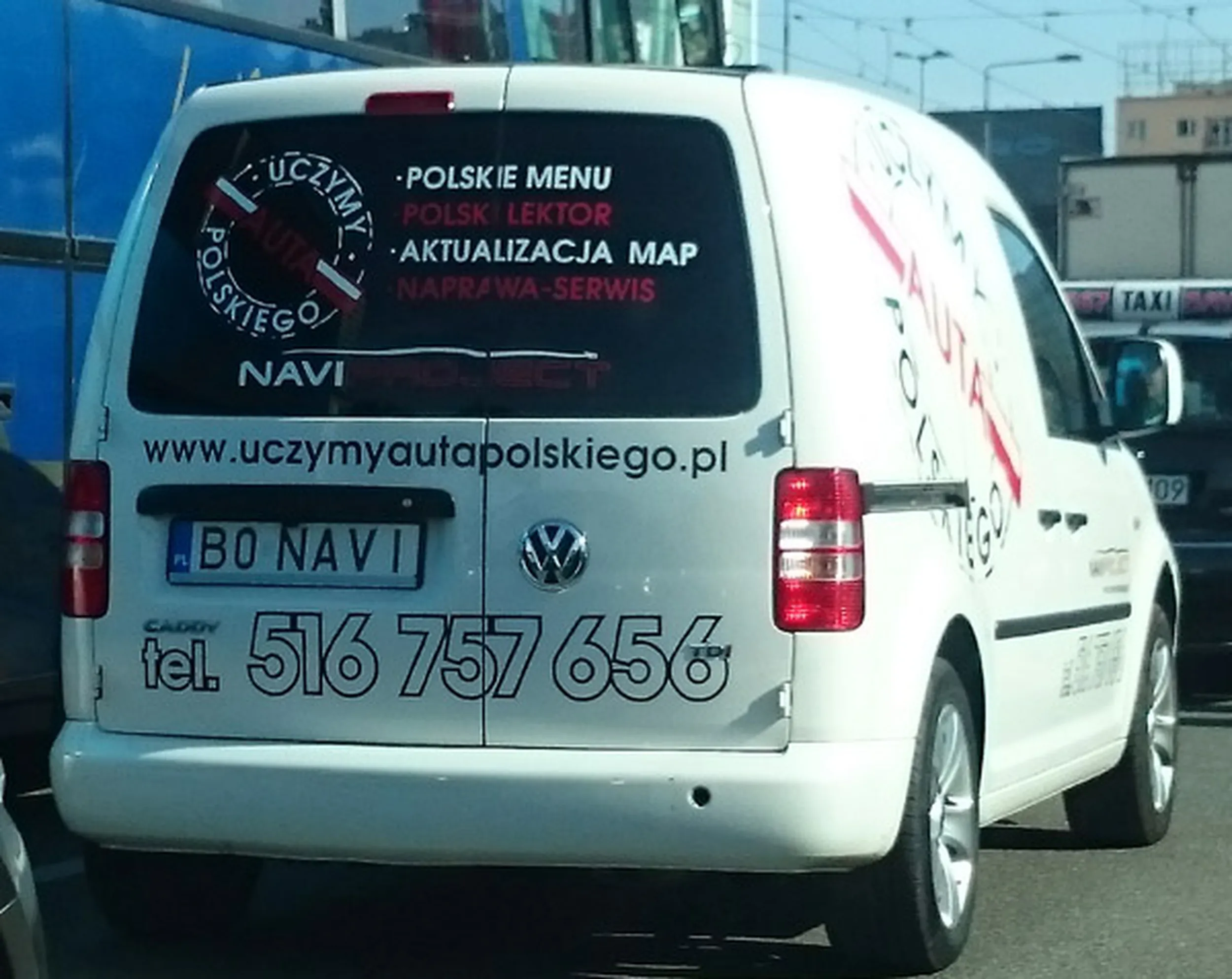 Fajny numer, blacha B0 NAVI