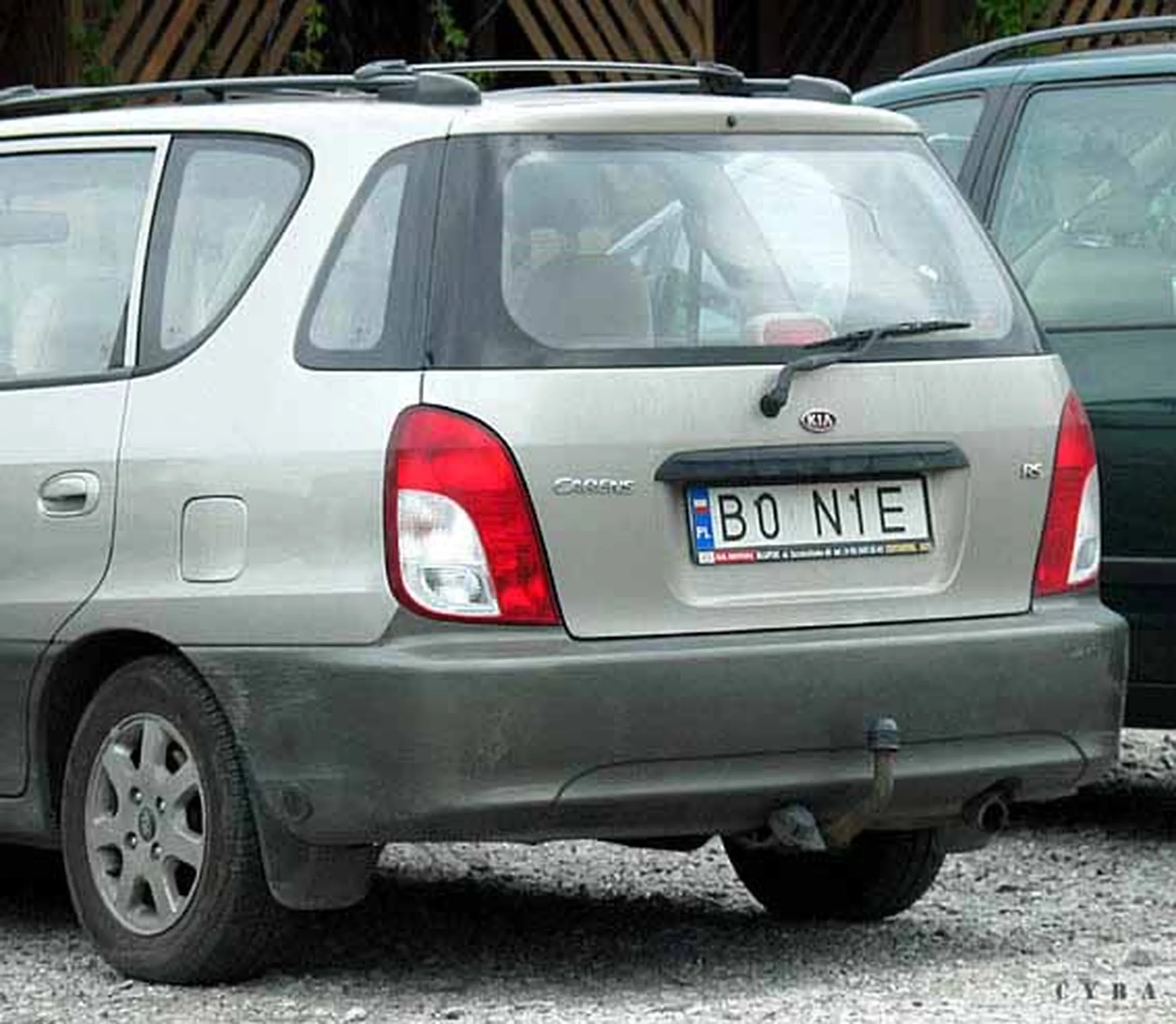 Fajny numer, blacha B0 NIE