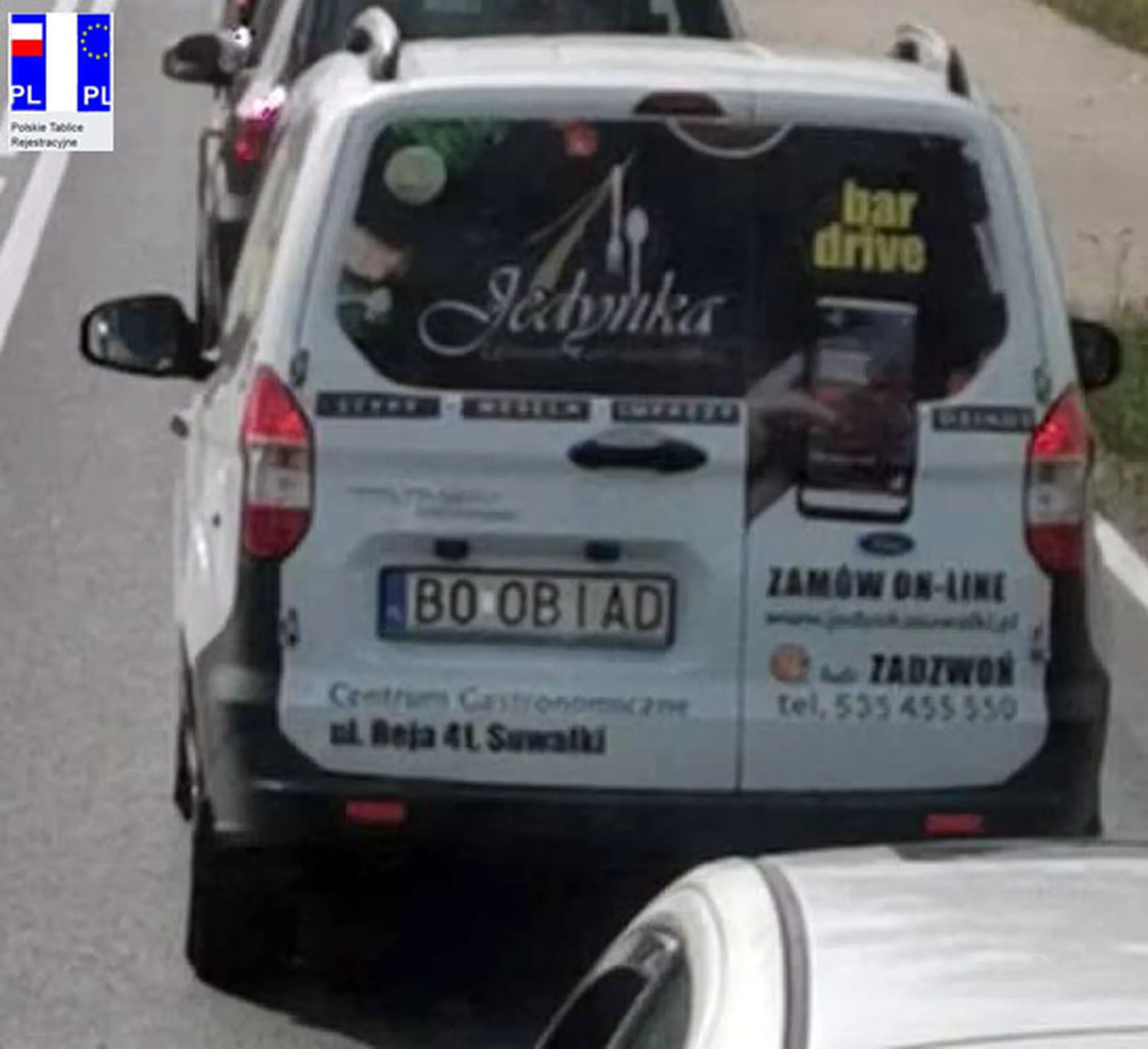 Fajny numer, blacha B0 OBIAD