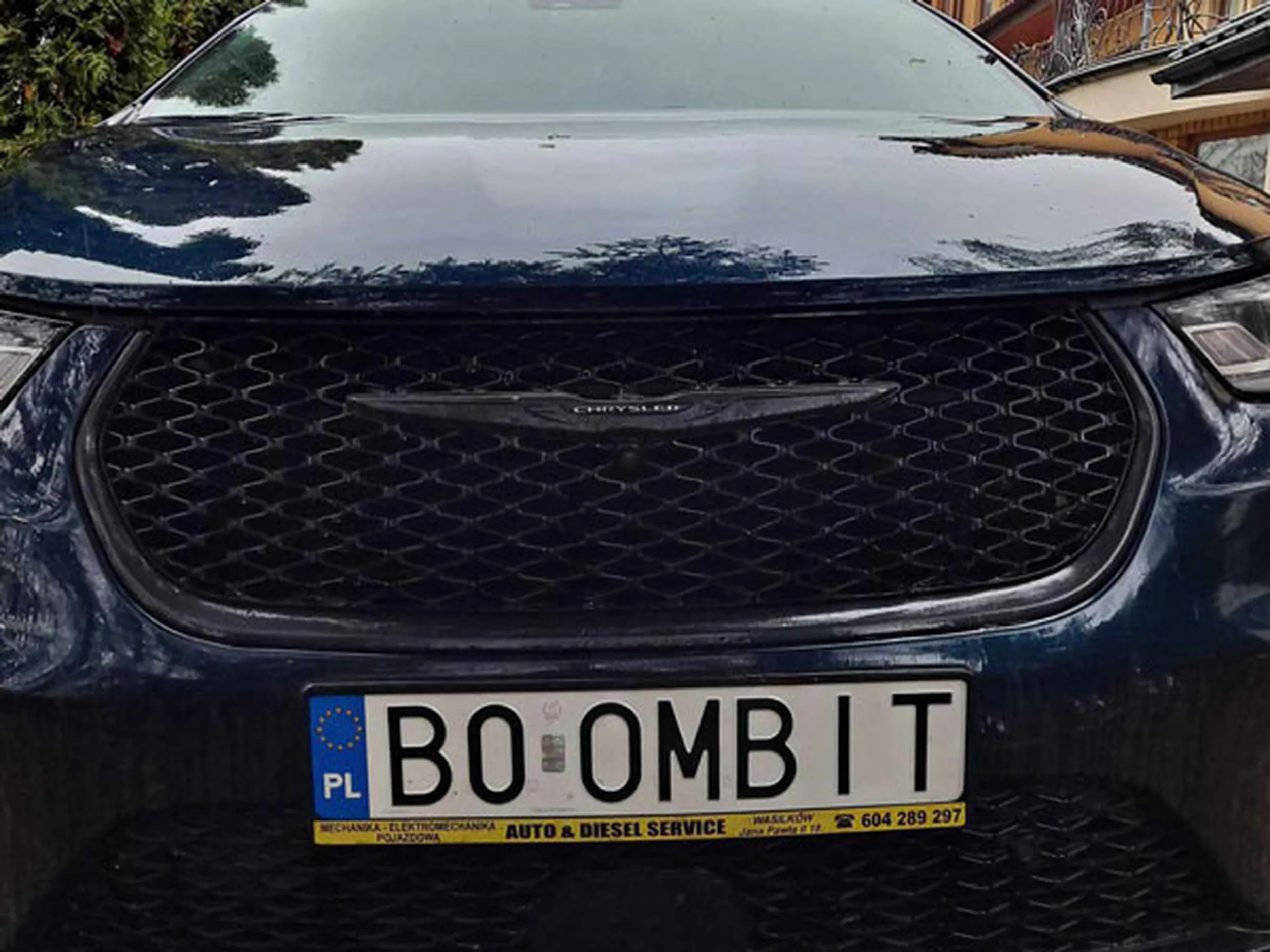 Fajny numer, blacha B0 OMBIT