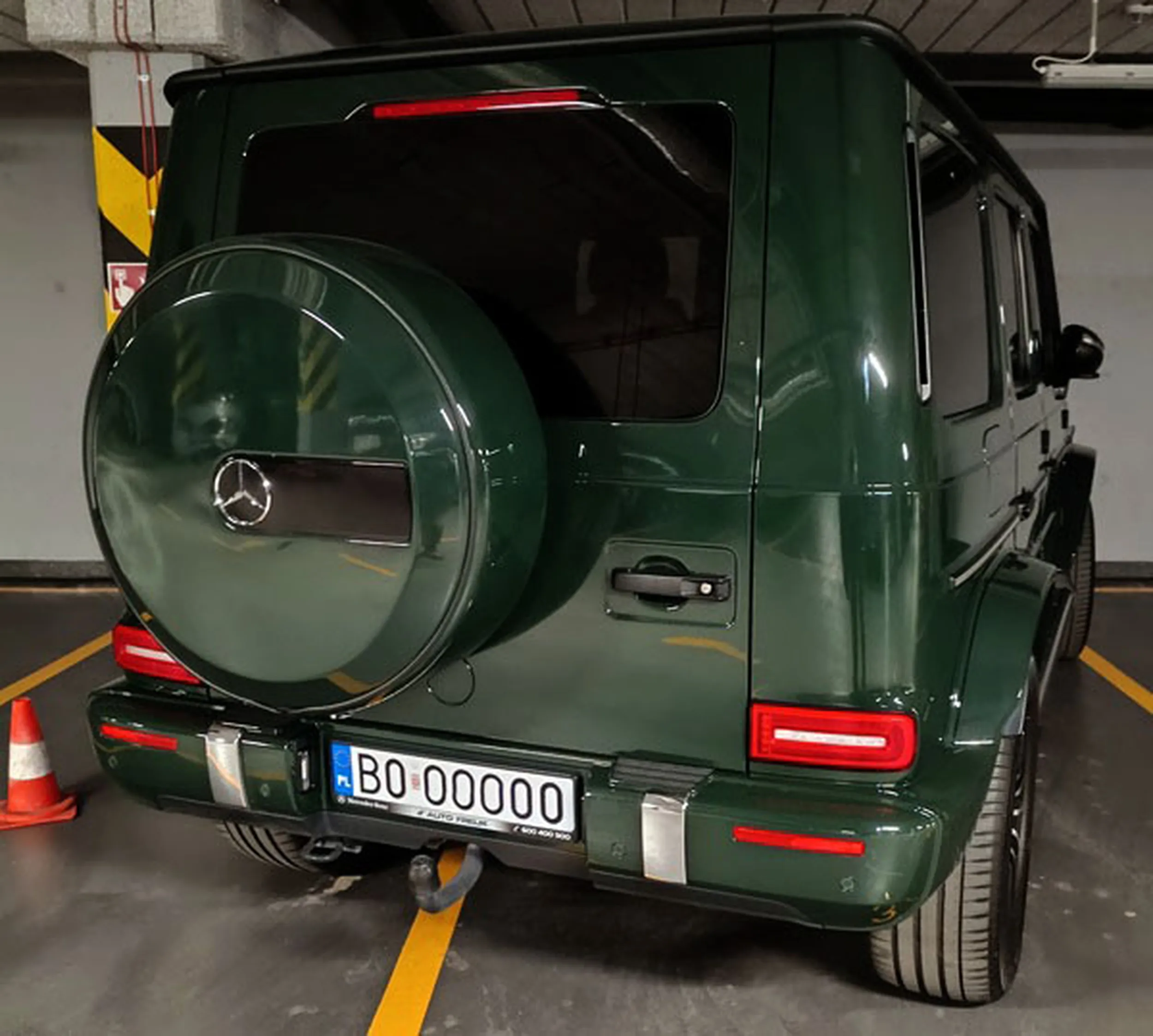 Fajny numer, blacha B0 OOO00