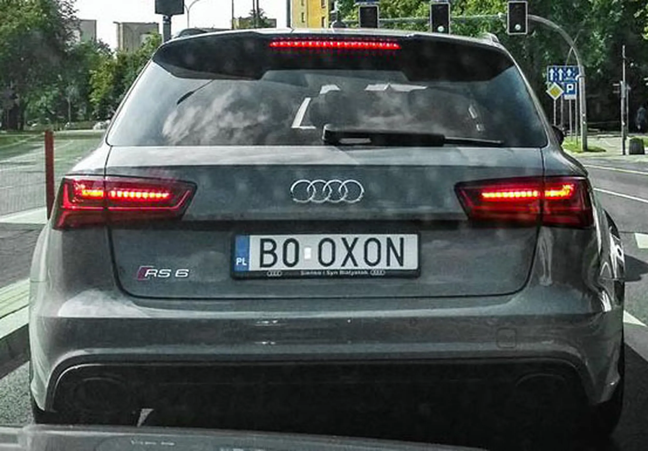 Fajny numer, blacha B0 OXON