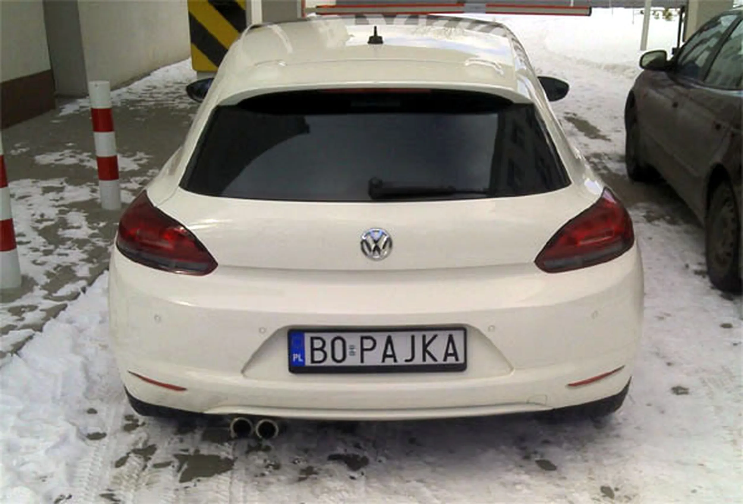 Fajny numer, blacha B0 PAJKA