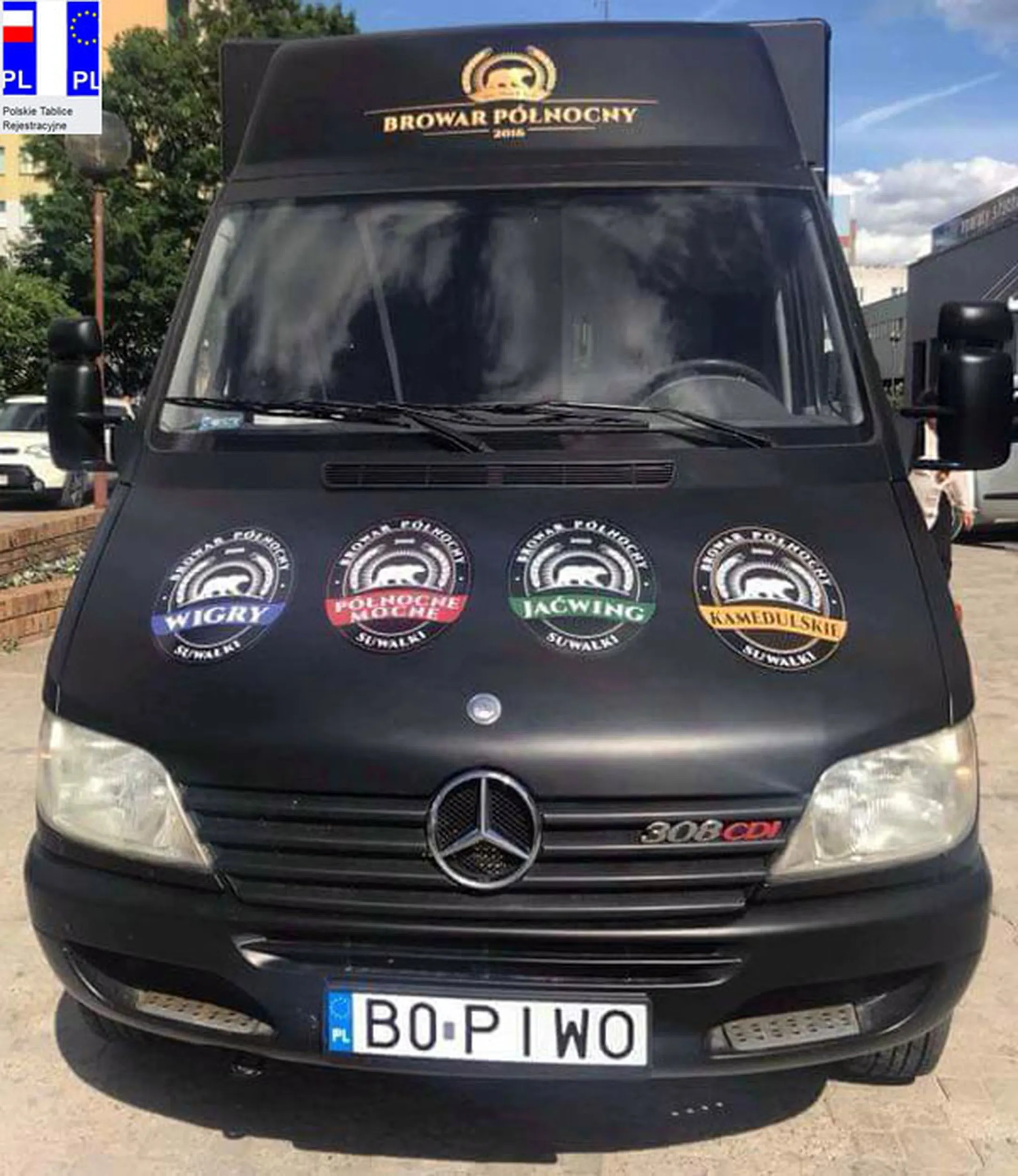 Fajny numer, blacha B0 PIWO