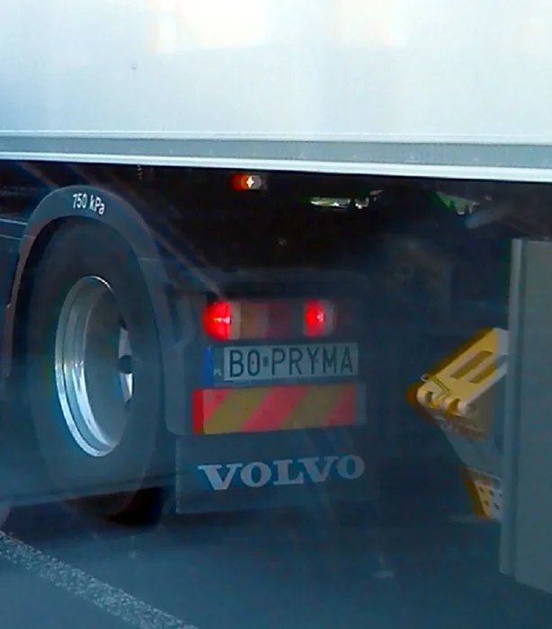 Fajny numer, blacha B0 PRYMA