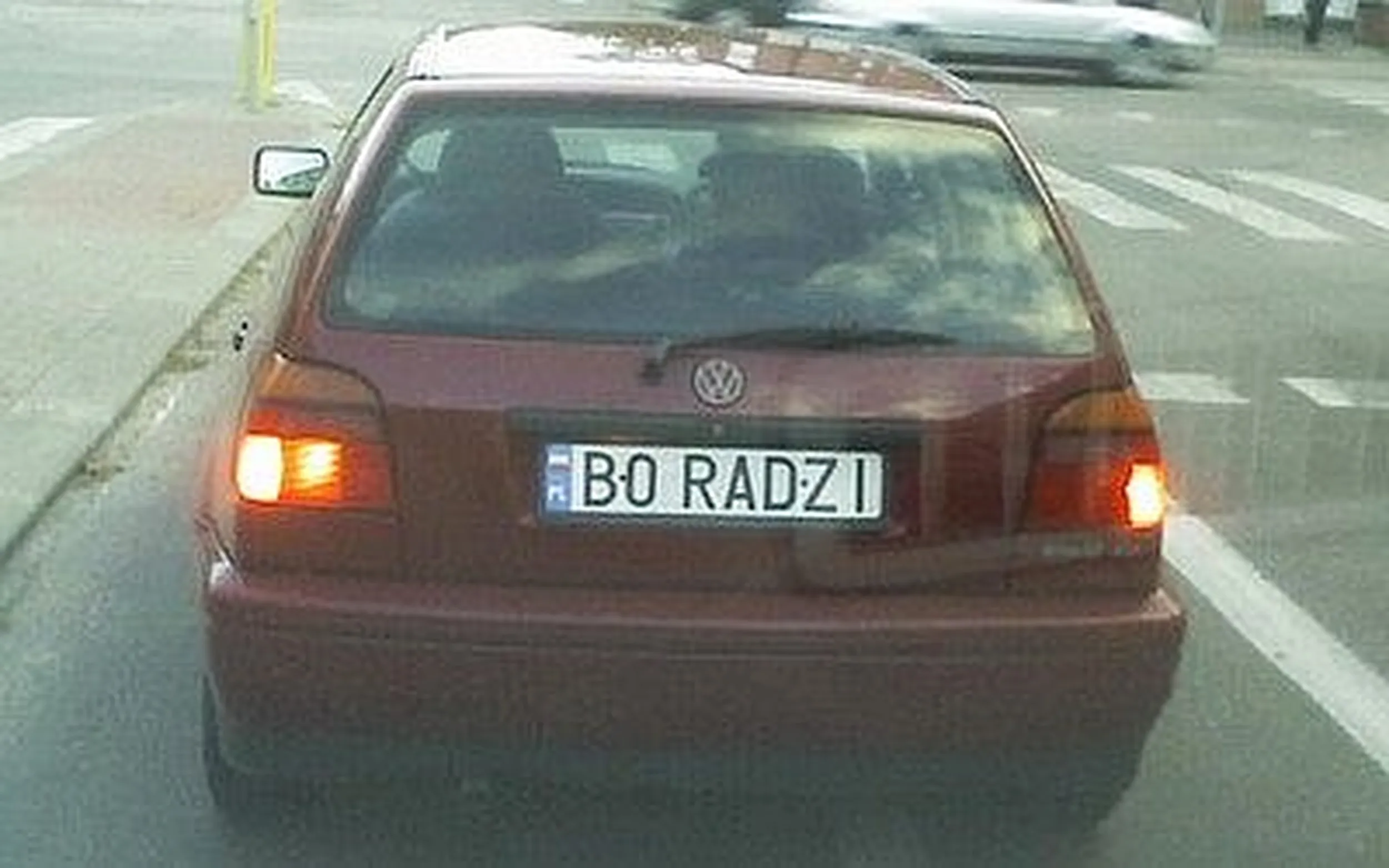 Fajny numer, blacha B0 RADZI