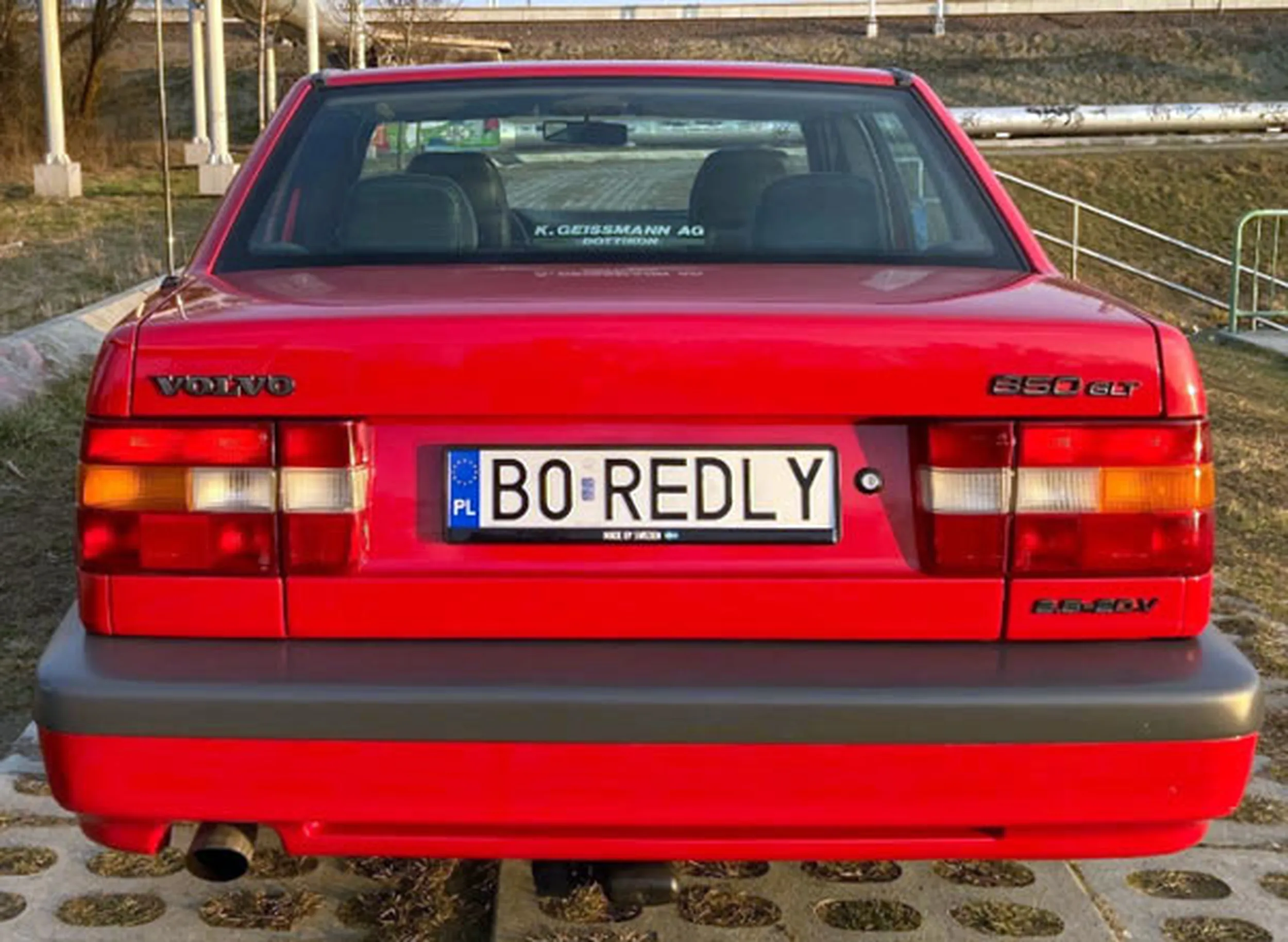 Fajny numer, blacha B0 REDLY