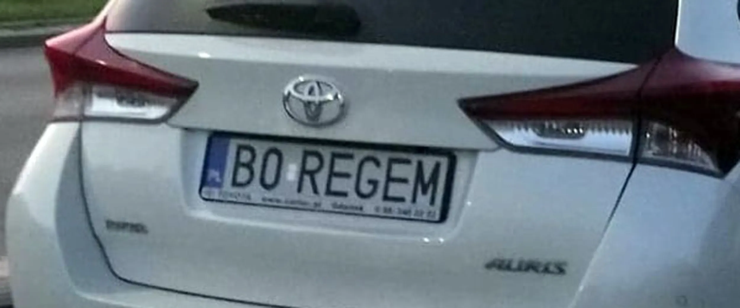 Fajny numer, blacha B0 REGEM