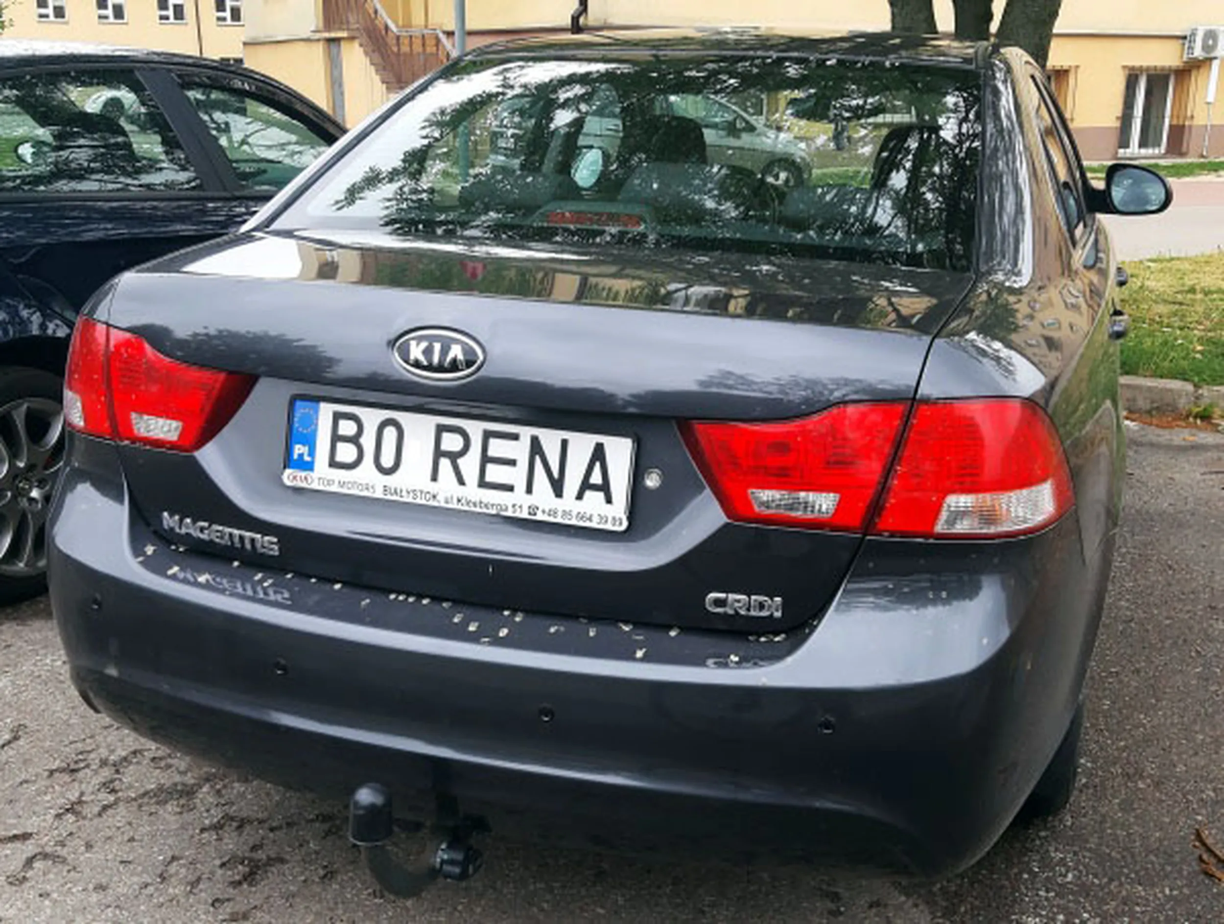 Fajny numer, blacha B0 RENA