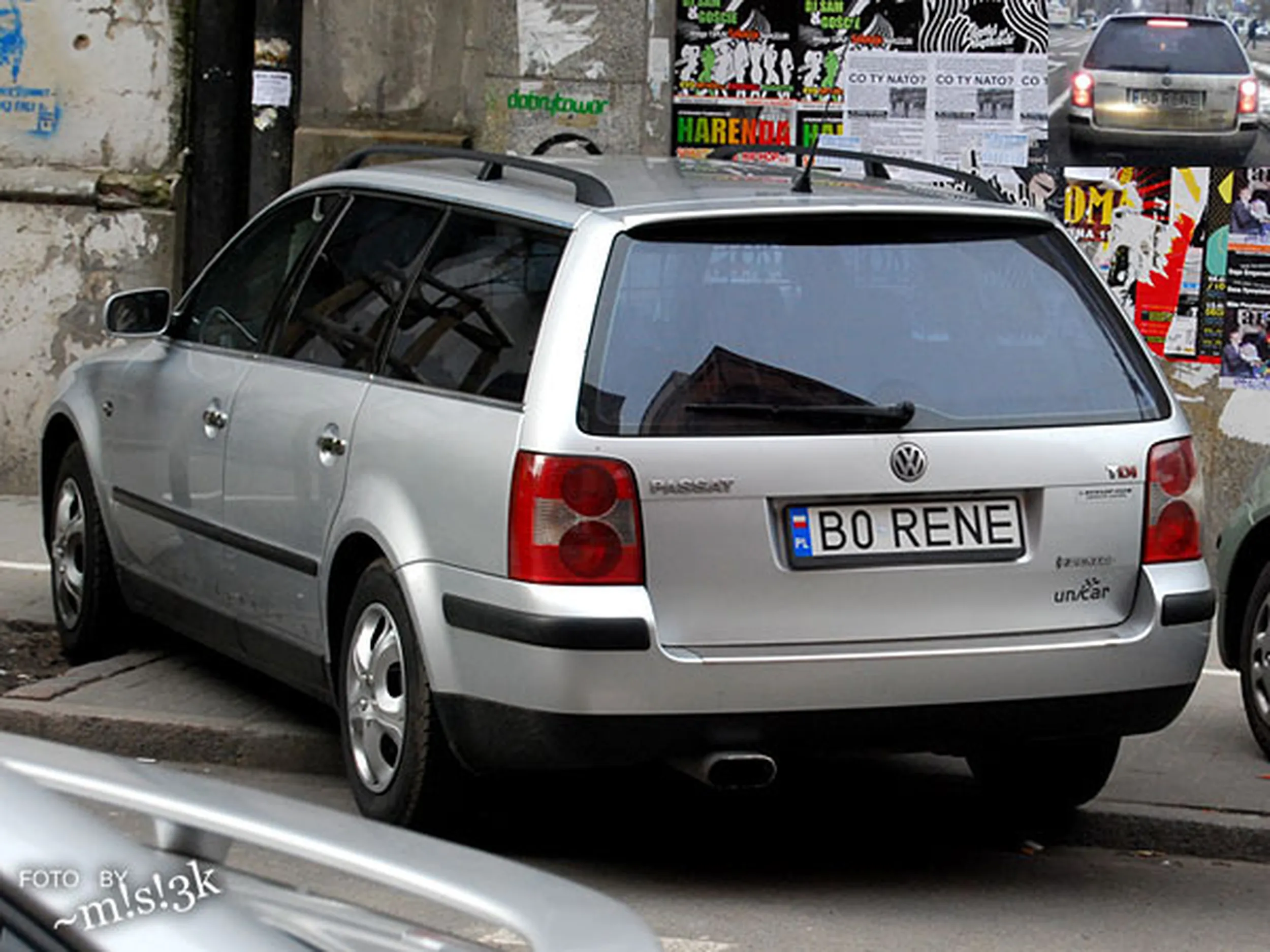 Fajny numer, blacha B0 RENE