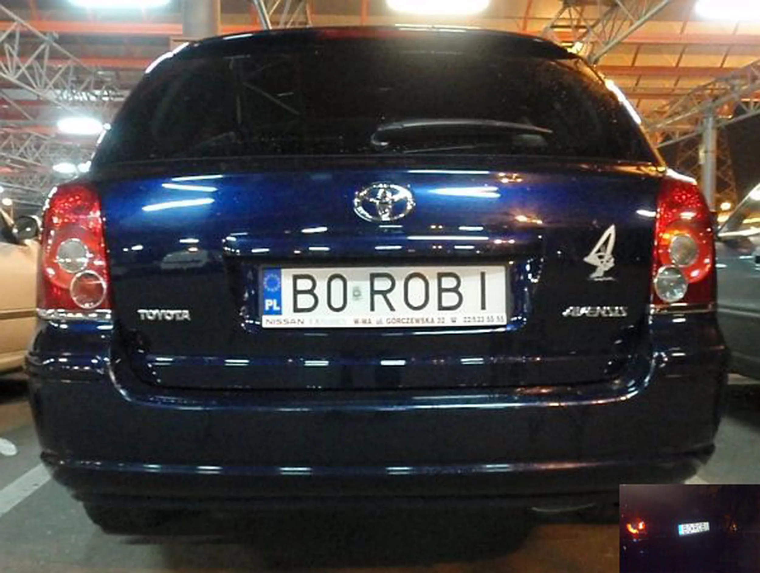 Fajny numer, blacha B0 ROBI