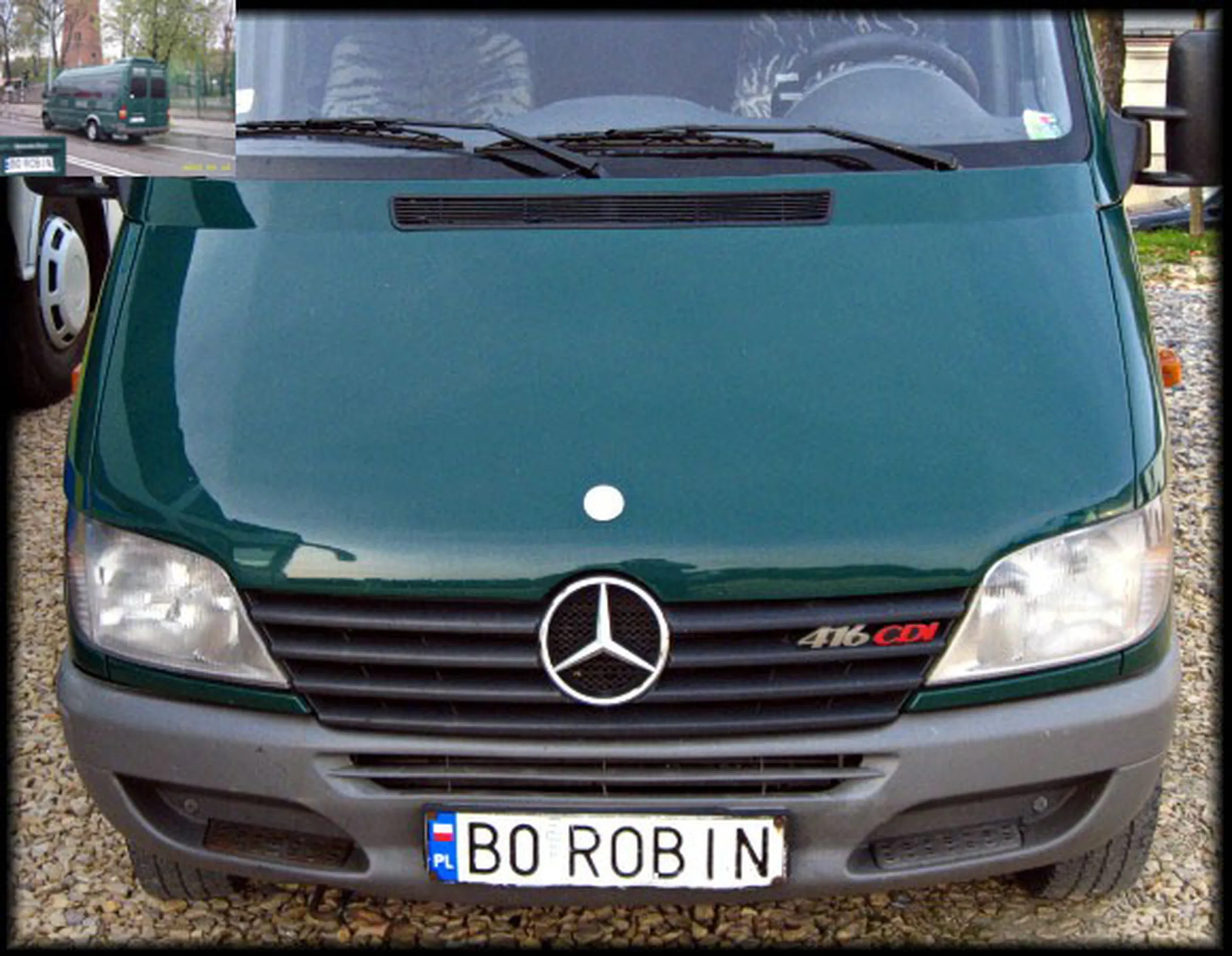 Fajny numer, blacha B0 ROBIN