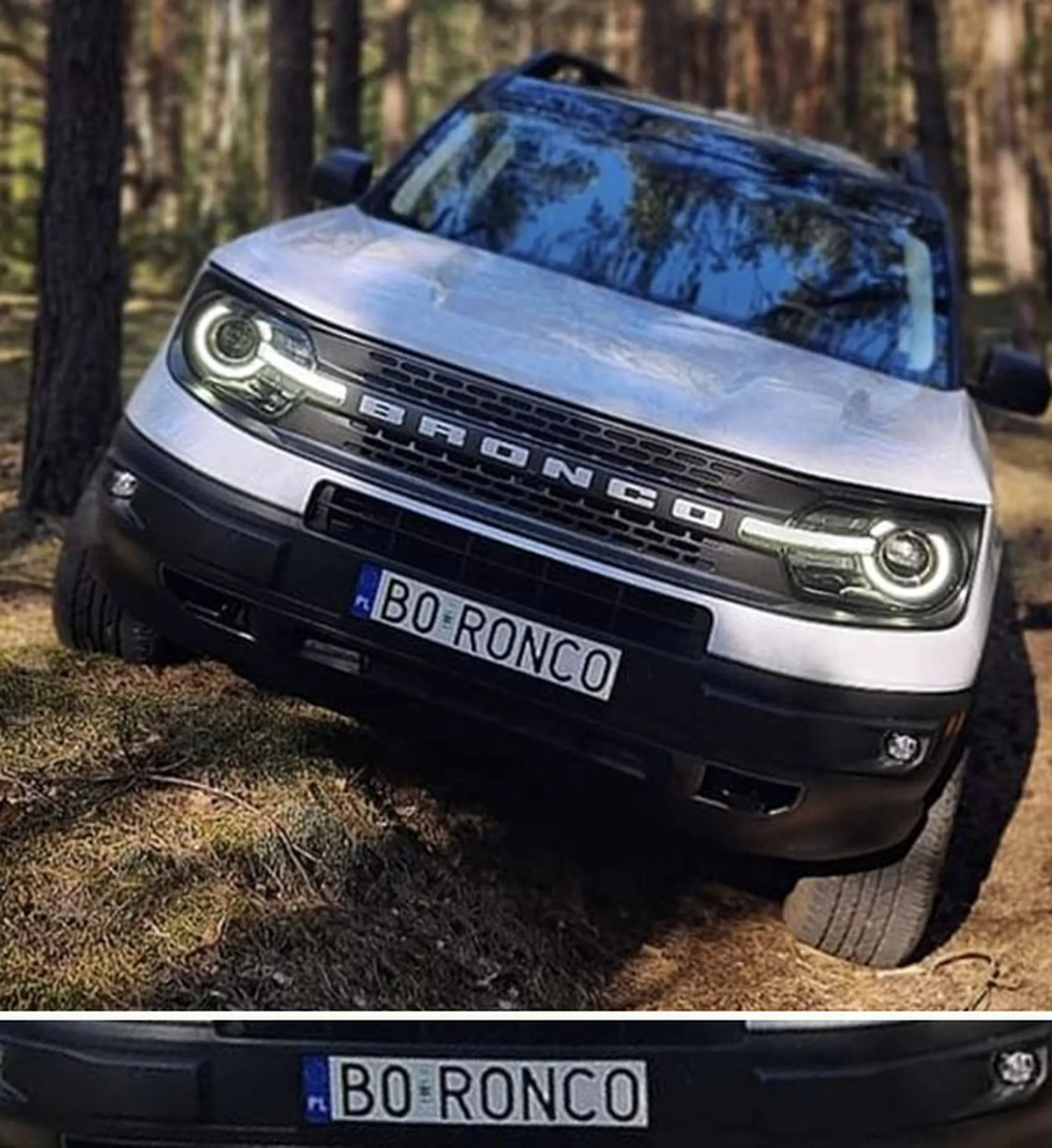 Fajny numer, blacha B0 RONCO