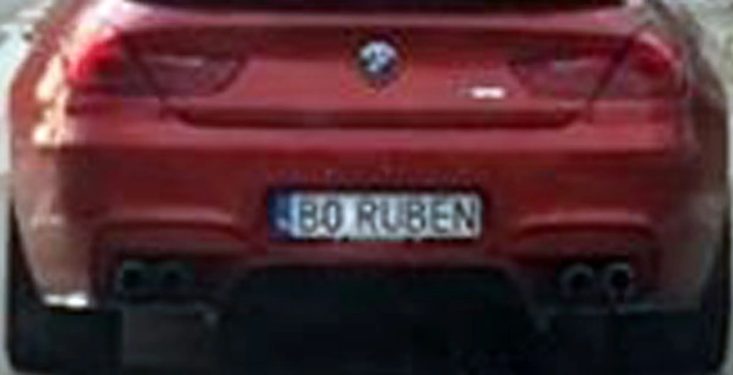 Fajny numer, blacha B0 RUBEN