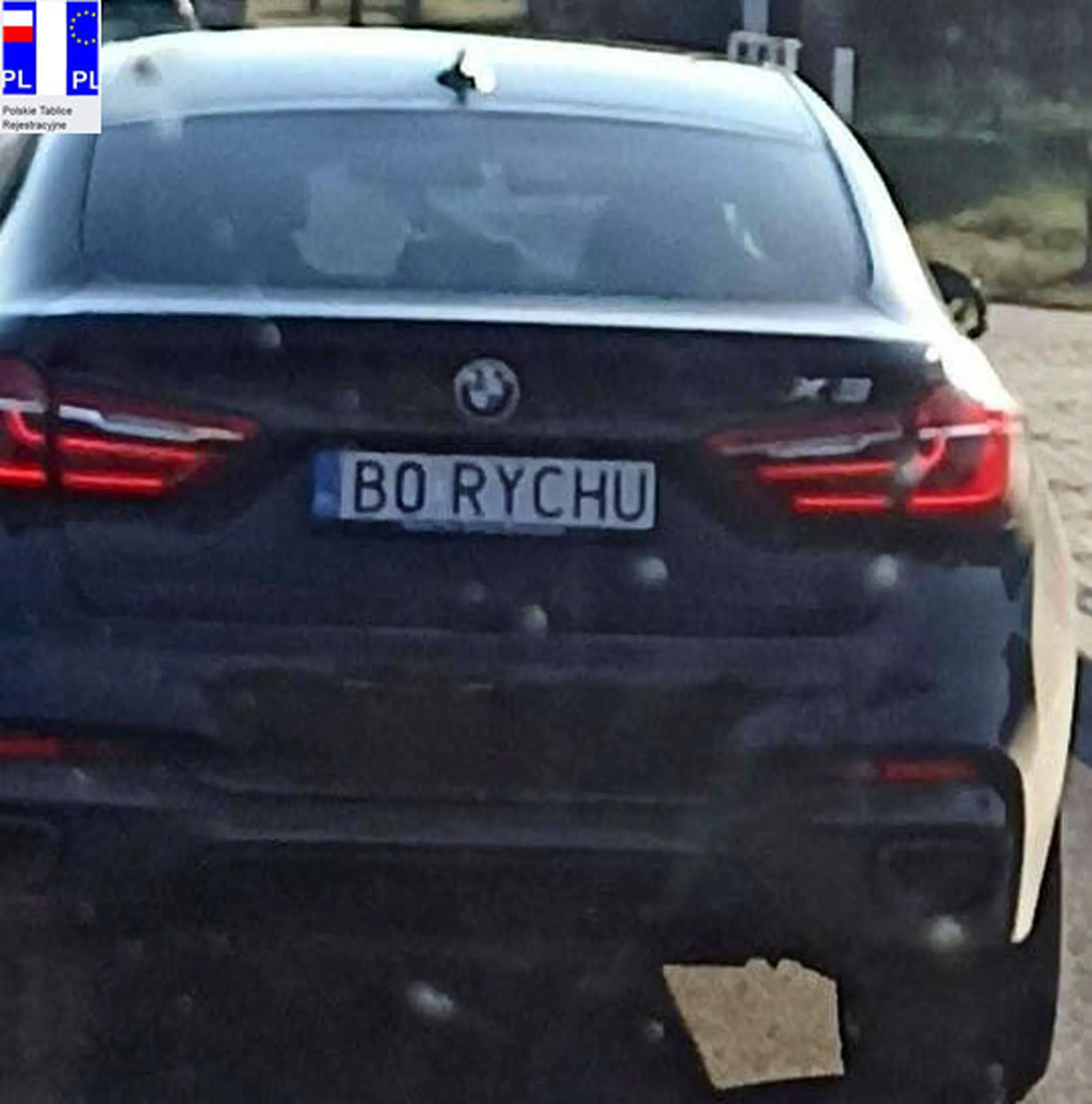 Fajny numer, blacha B0 RYCHU