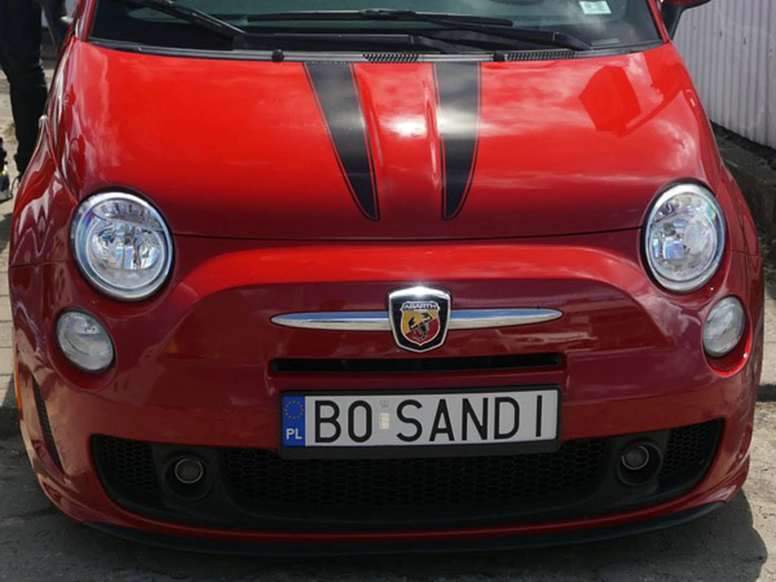 Fajny numer, blacha B0 SANDI