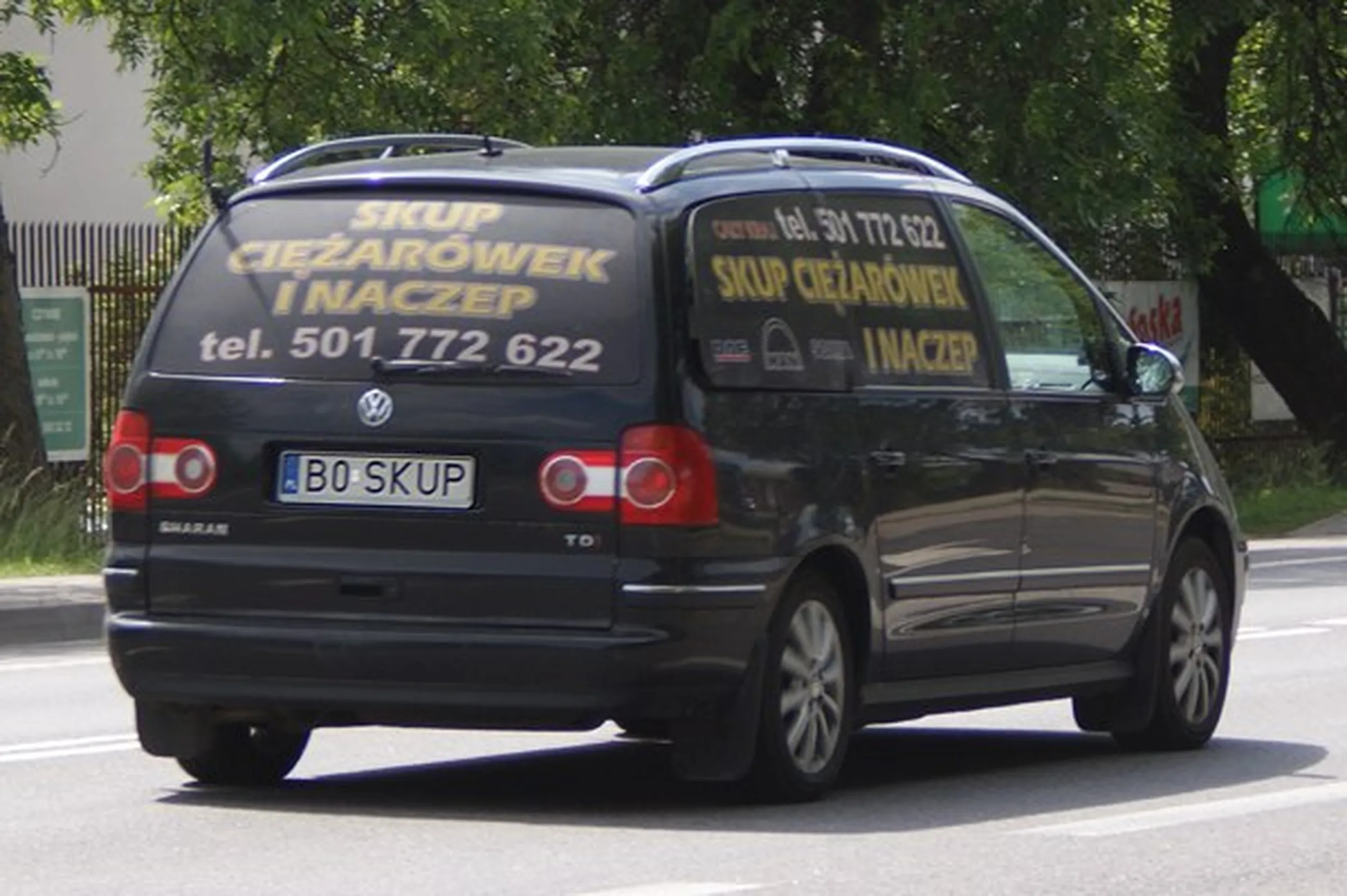 Fajny numer, blacha B0 SKUP