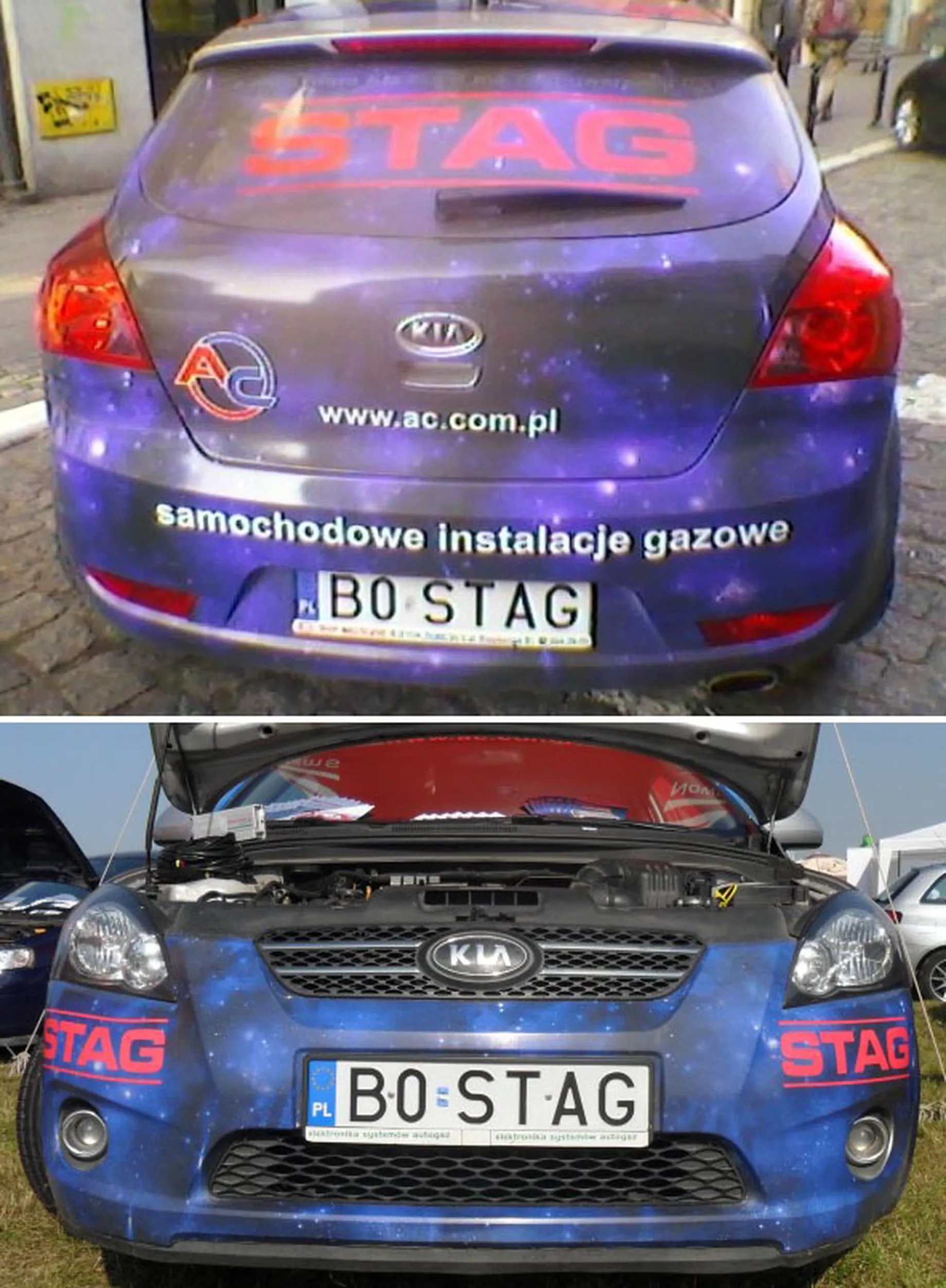 Fajny numer, blacha B0 STAG