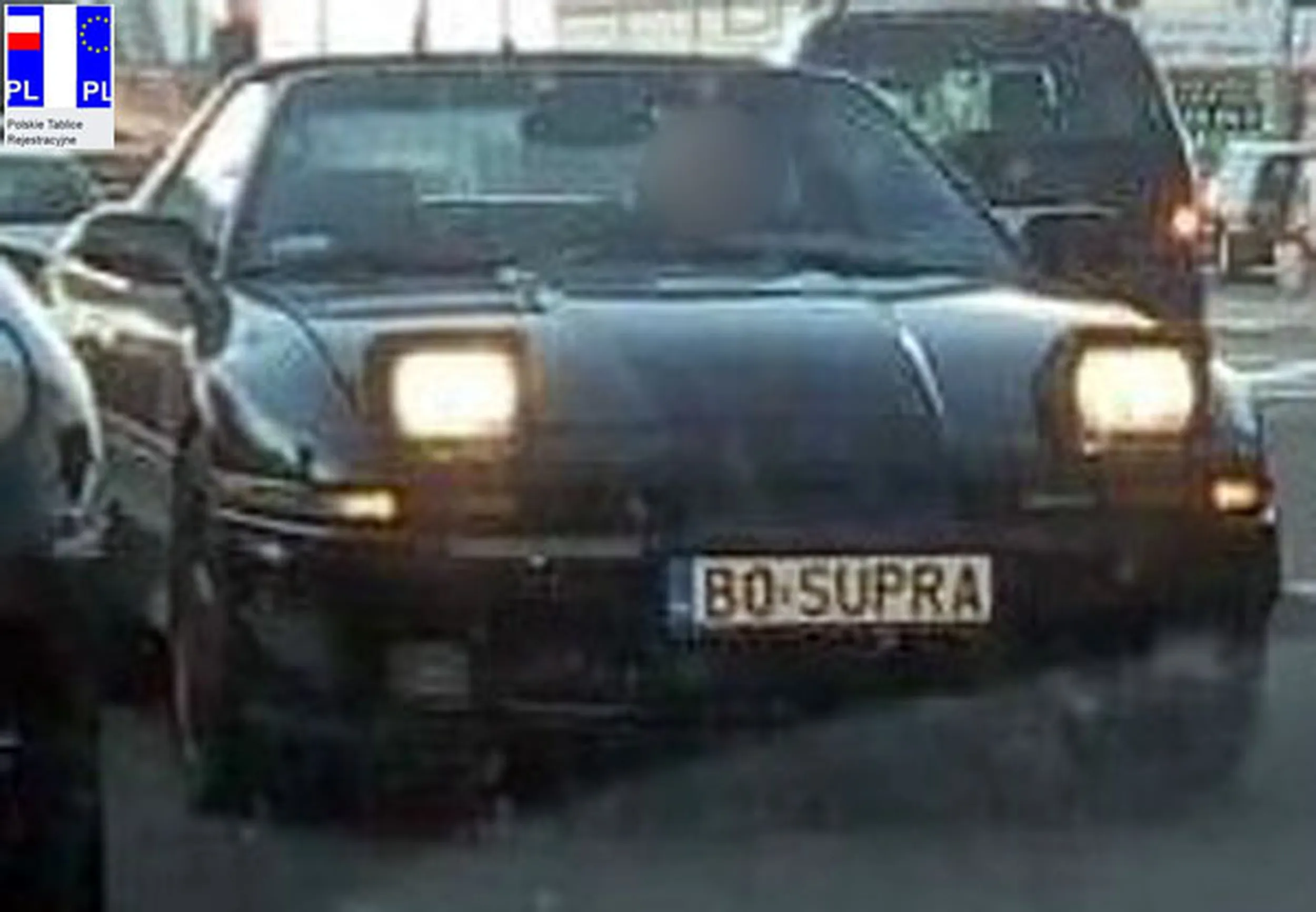 Fajny numer, blacha B0 SUPRA
