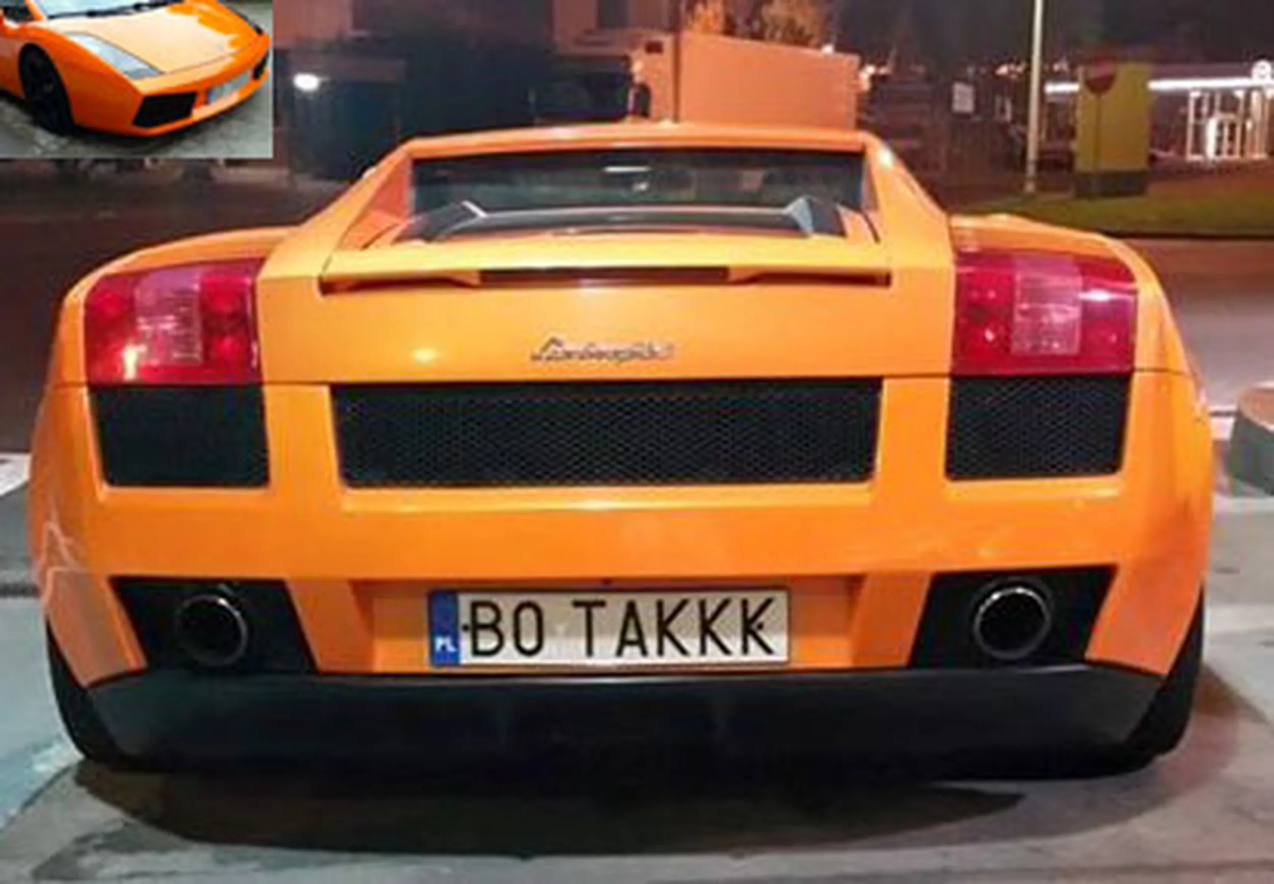 Fajny numer, blacha B0 TAKKK