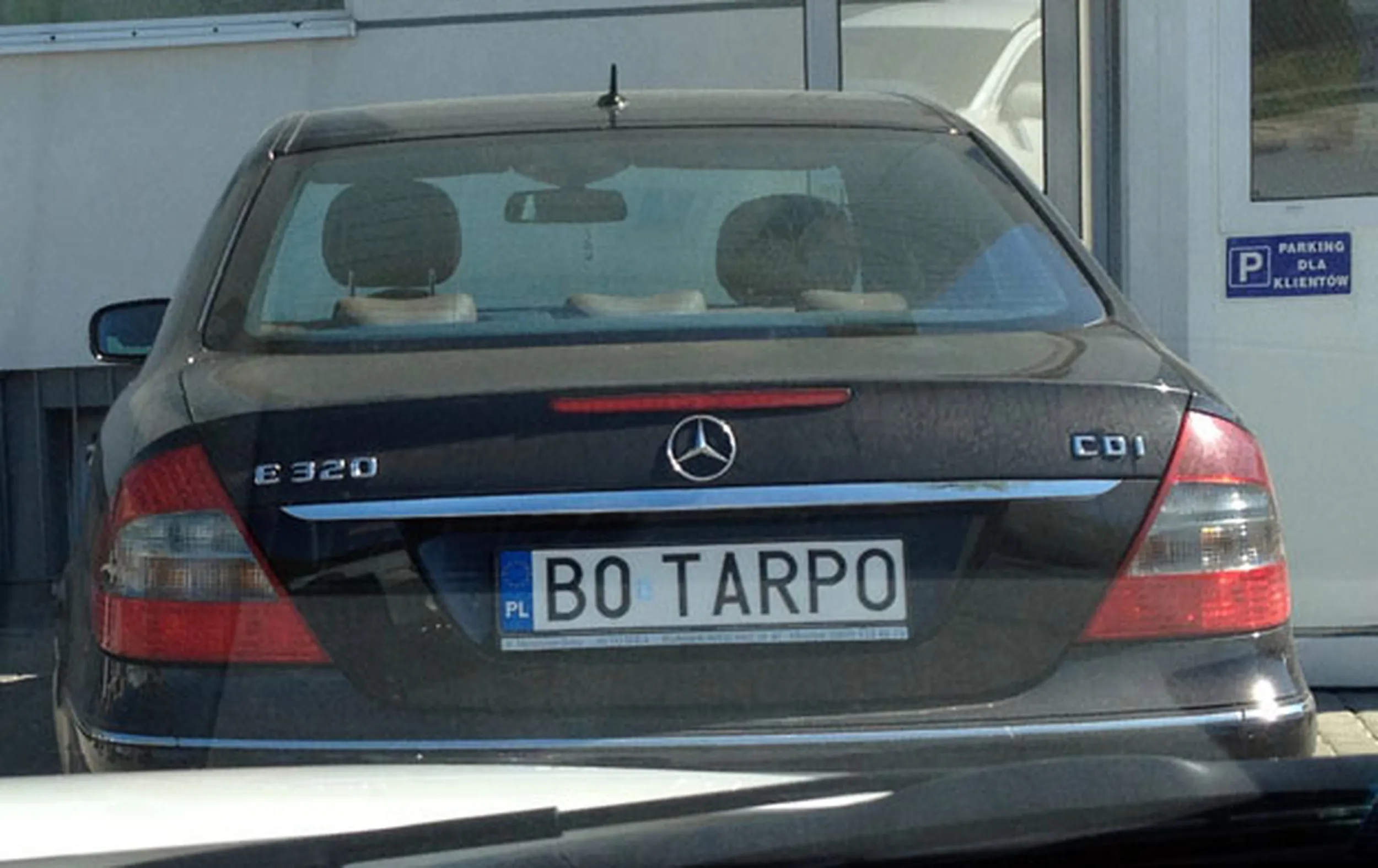 Fajny numer, blacha B0 TARPO