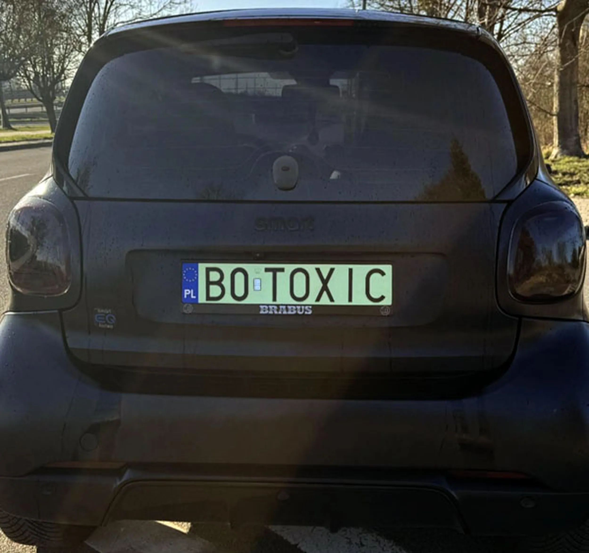 Fajny numer, blacha B0 TOXIC