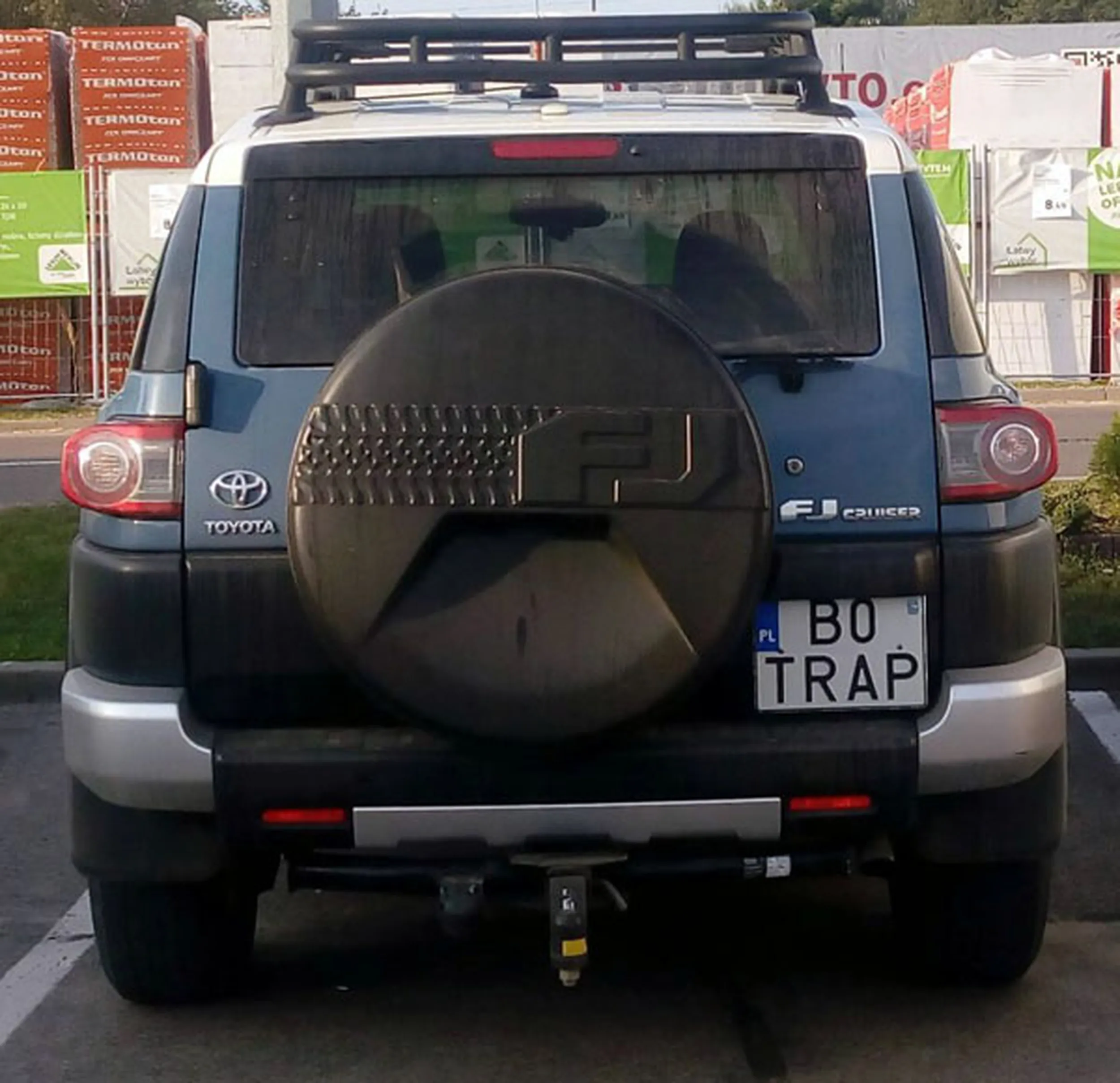 Fajny numer, blacha B0 TRAP