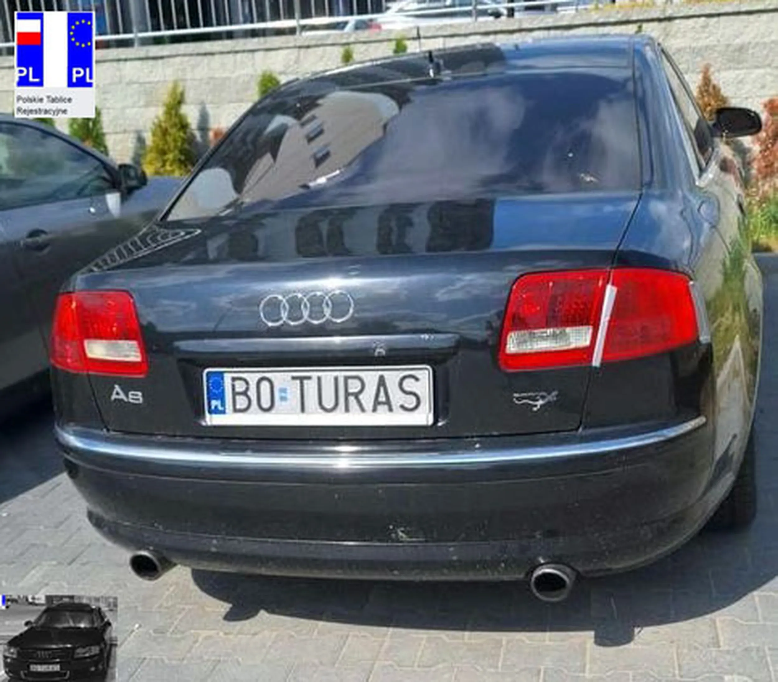 Fajny numer, blacha B0 TURAS