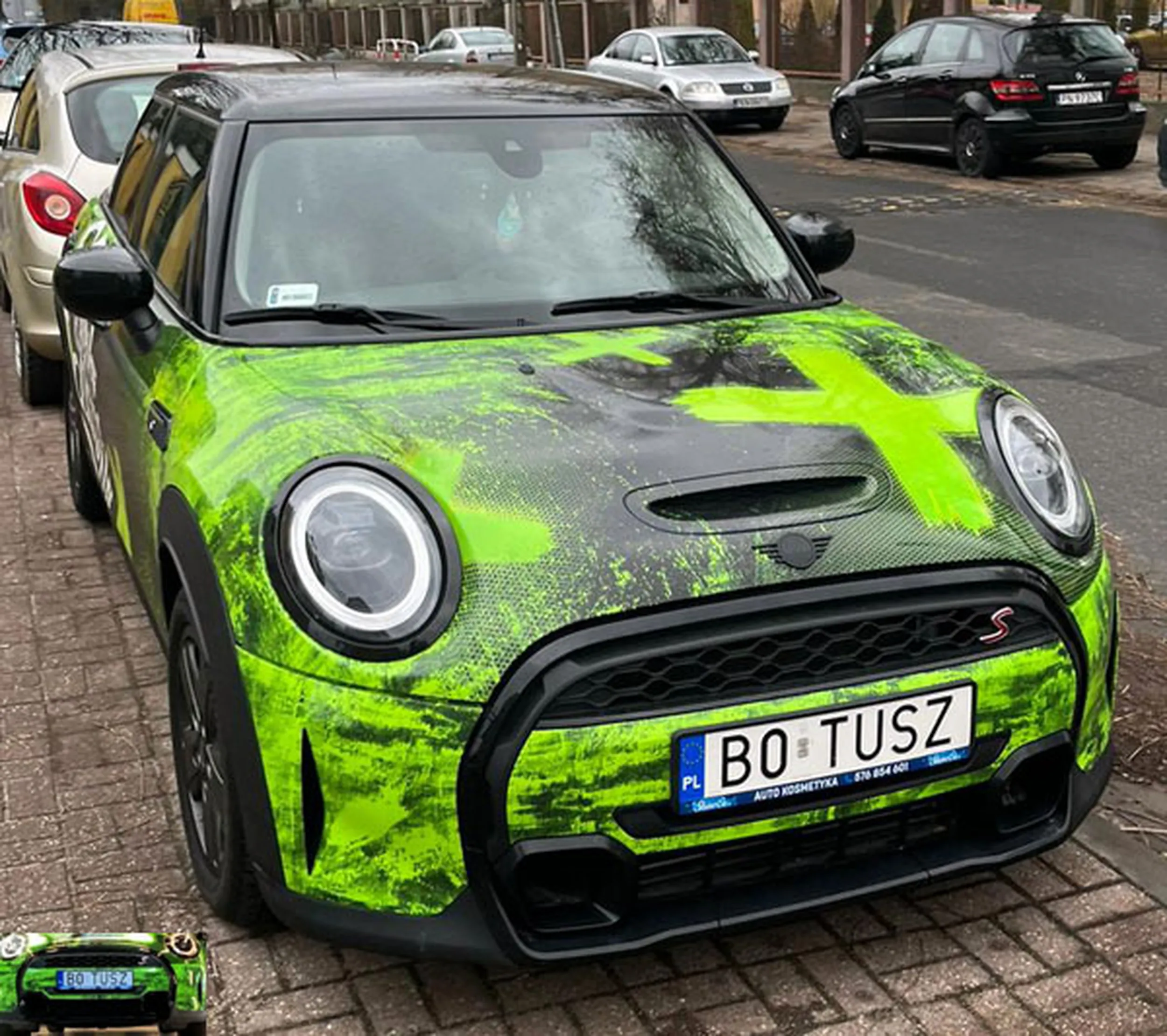 Fajny numer, blacha B0 TUSZ