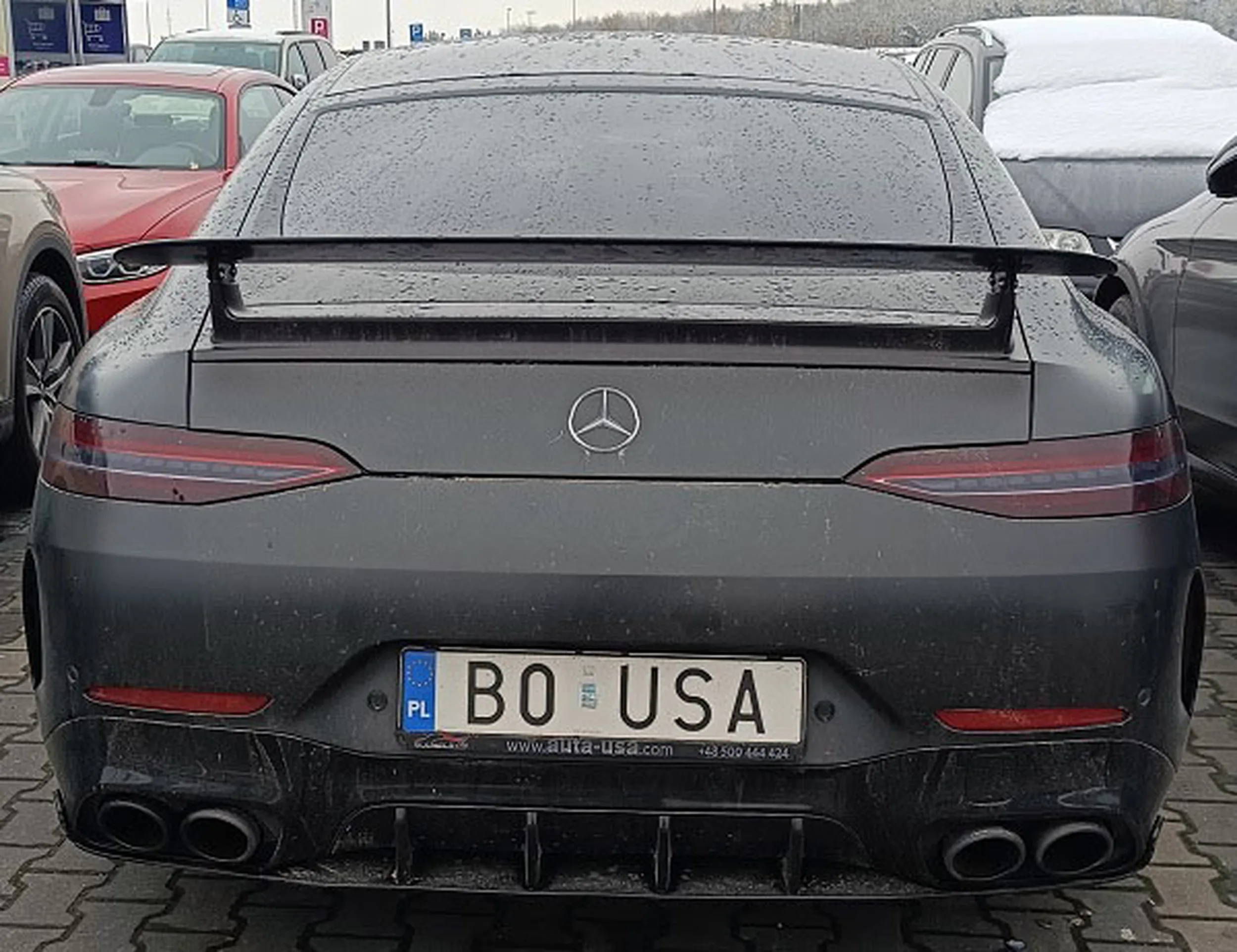 Fajny numer, blacha B0 USA