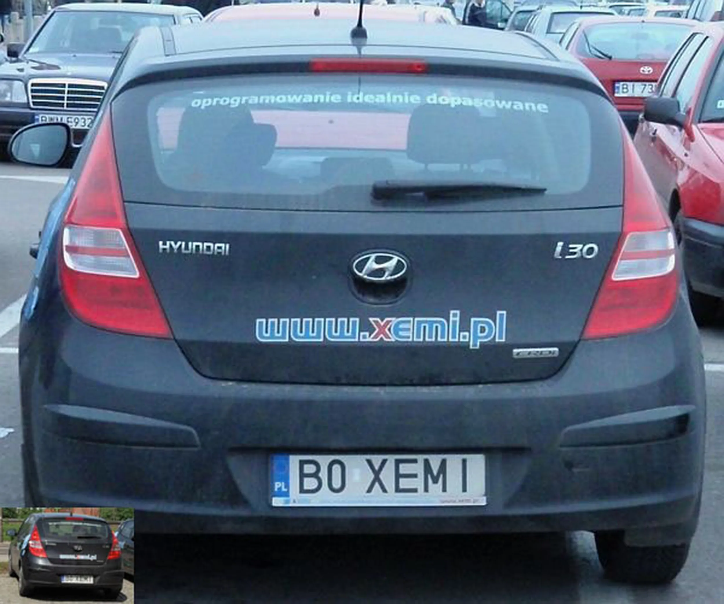 Fajny numer, blacha B0 XEMI